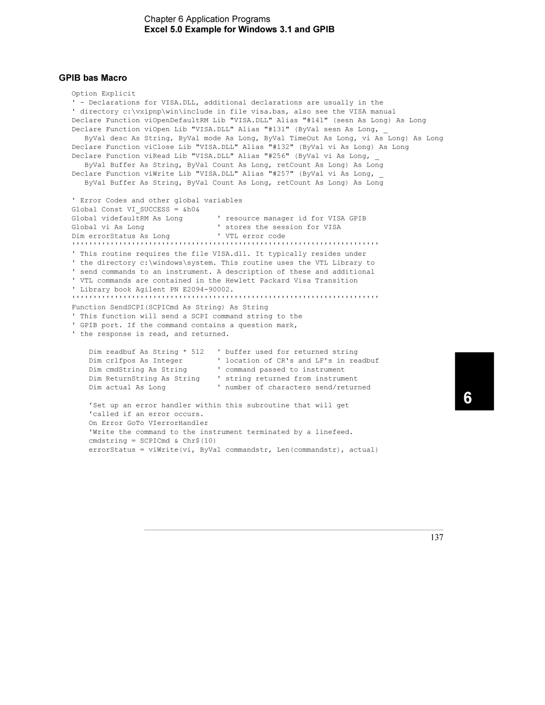 Agilent Technologies E3632A manual 137, Visuccess 