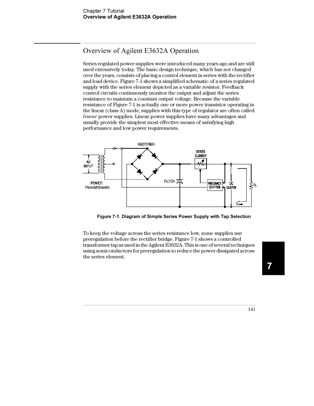 Agilent Technologies manual Tutorial Overview of Agilent E3632A Operation, 141 