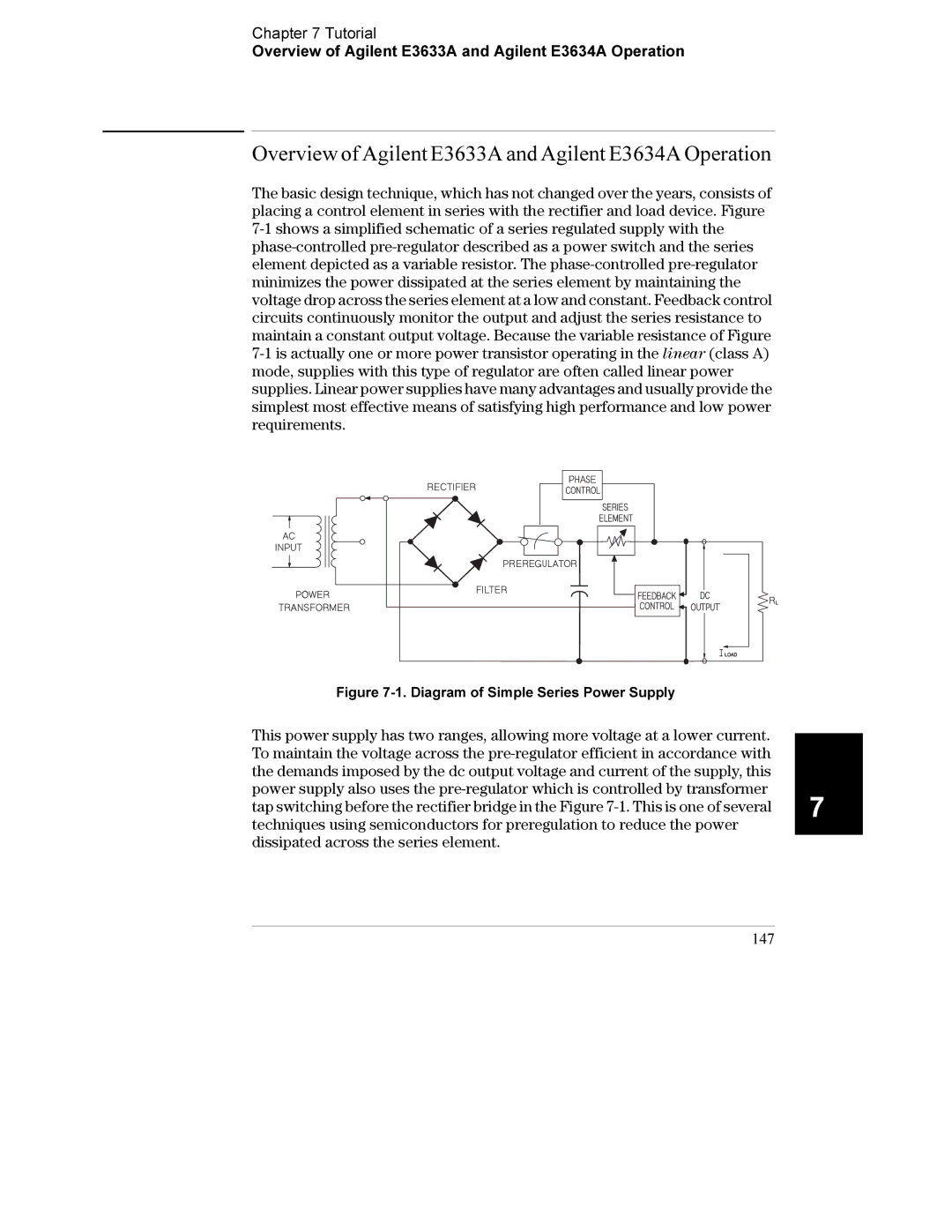 Agilent Technologies manual Overview of Agilent E3633A and Agilent E3634A Operation, 147 