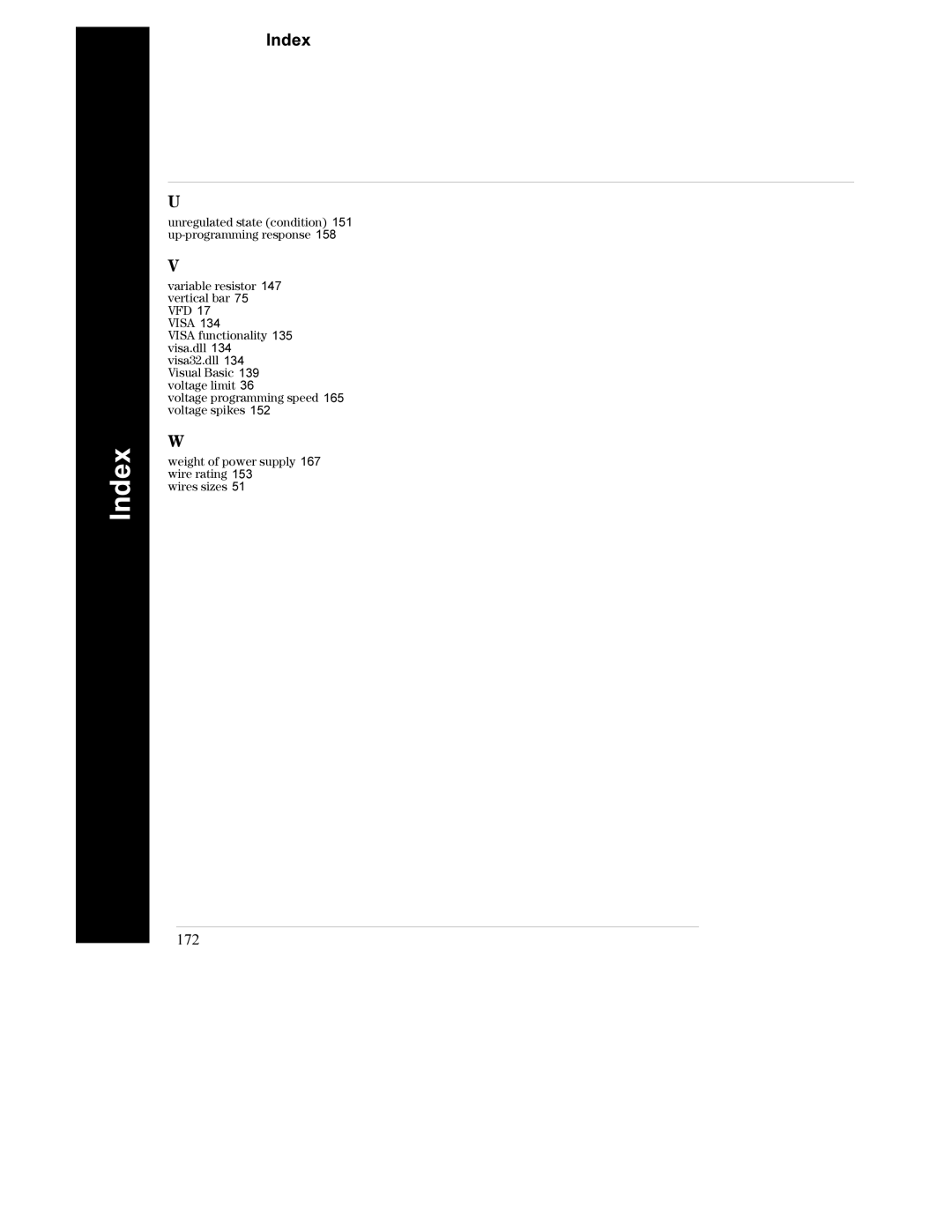 Agilent Technologies E3634A, E3633A manual 172 