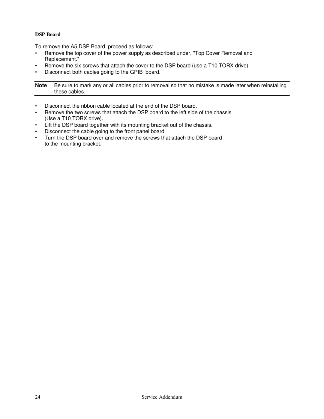 Agilent Technologies E4351B, E4350B service manual DSP Board 