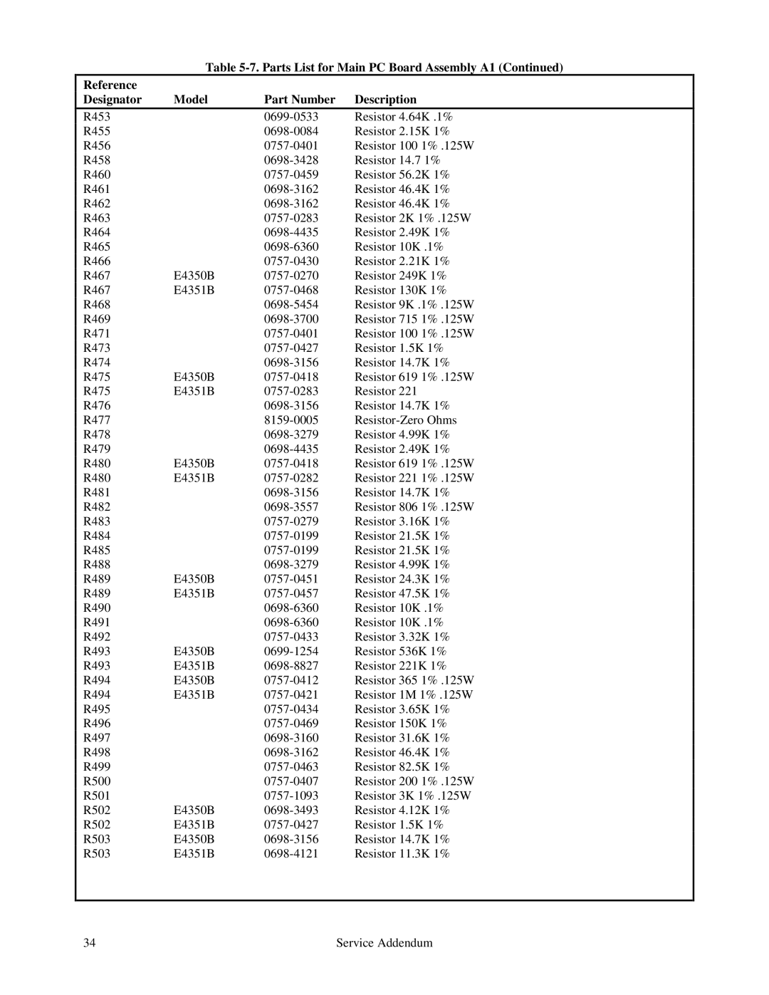 Agilent Technologies E4351B, E4350B service manual 