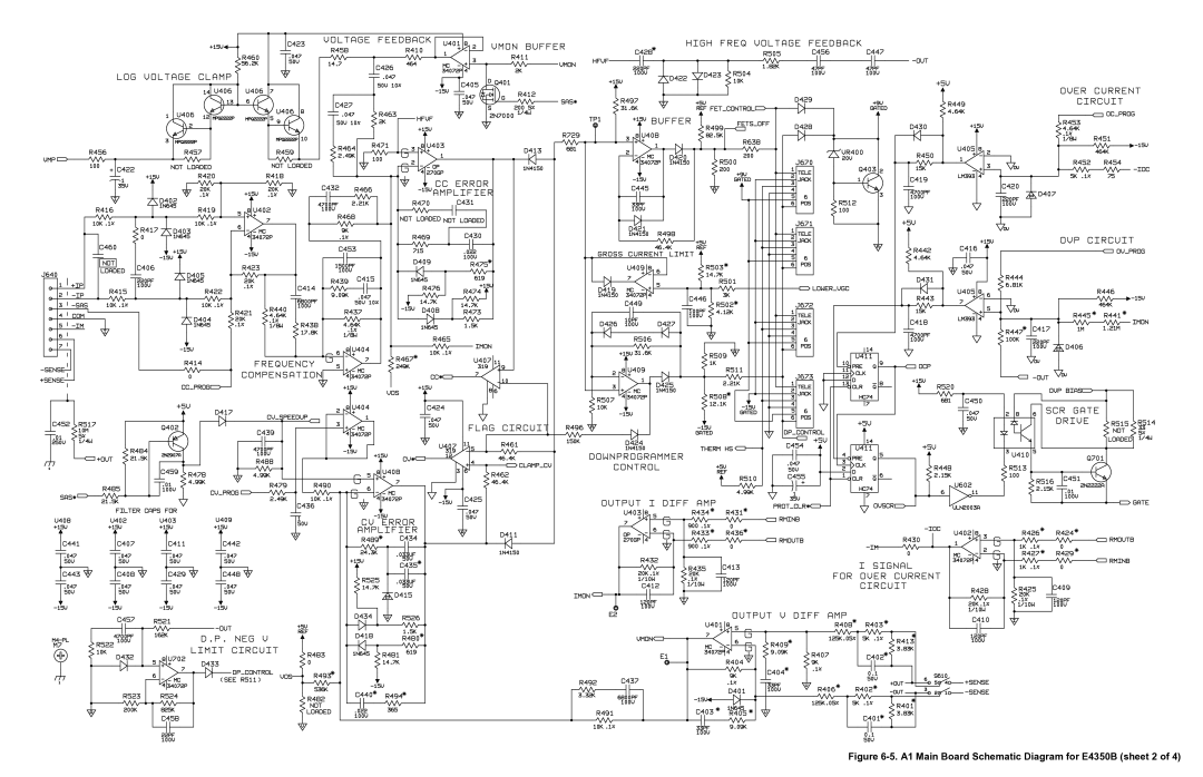 Agilent Technologies E4351B service manual A1 Main Board Schematic Diagram for E4350B sheet 2 