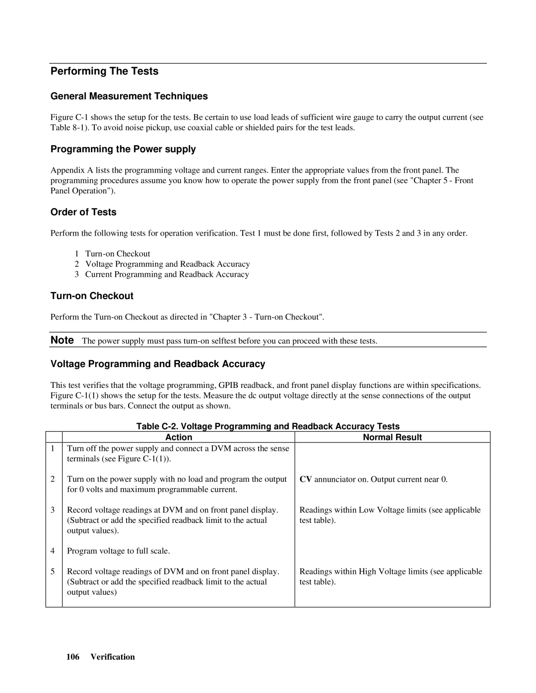 Agilent Technologies E4356A manual Performing The Tests 