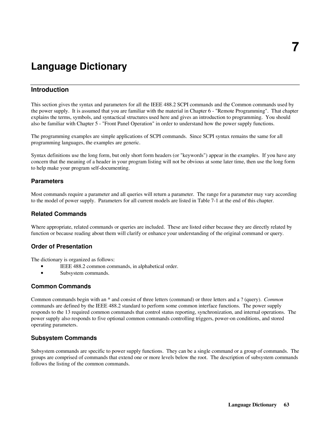 Agilent Technologies E4356A manual Language Dictionary 