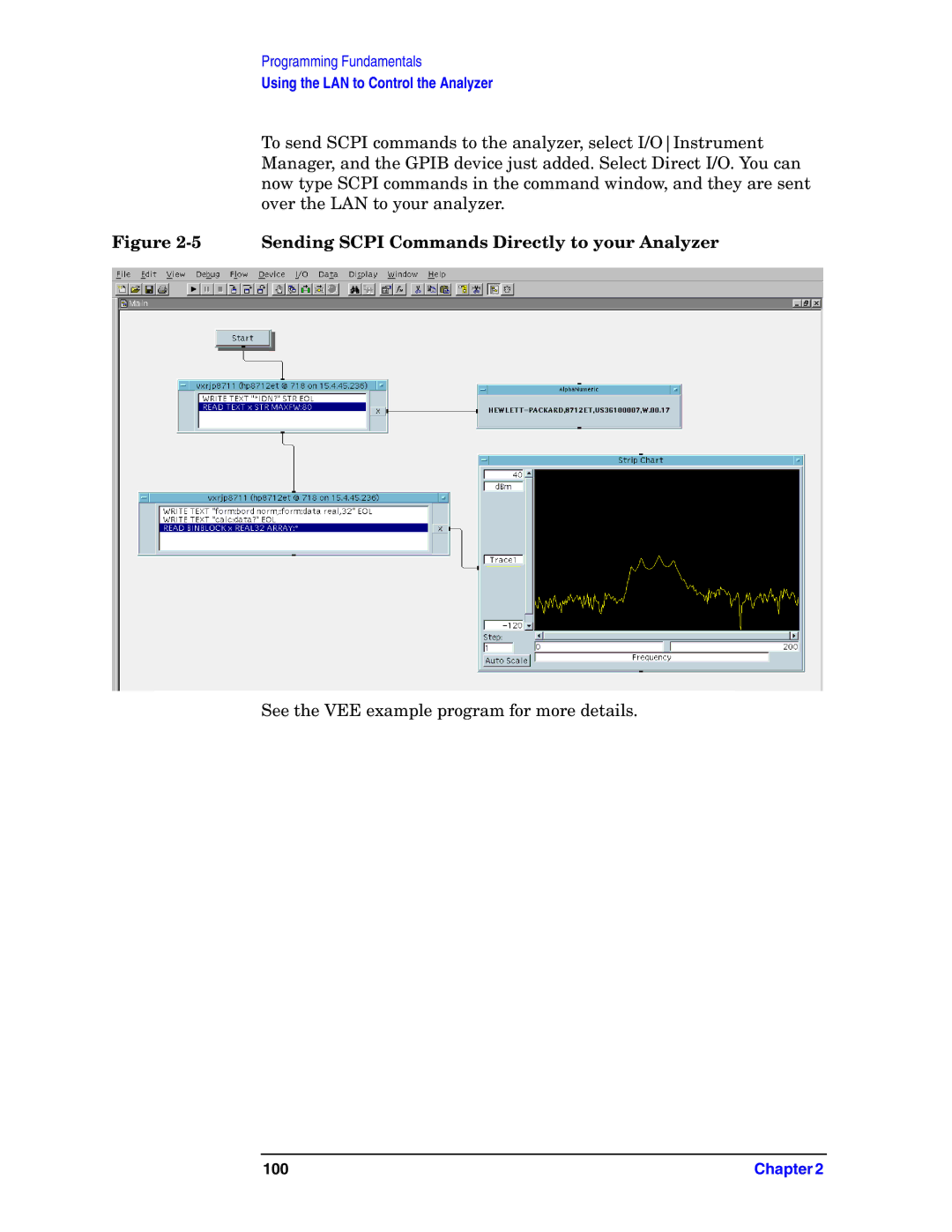 Agilent Technologies E4406A VSA manual Sending Scpi Commands Directly to your Analyzer 