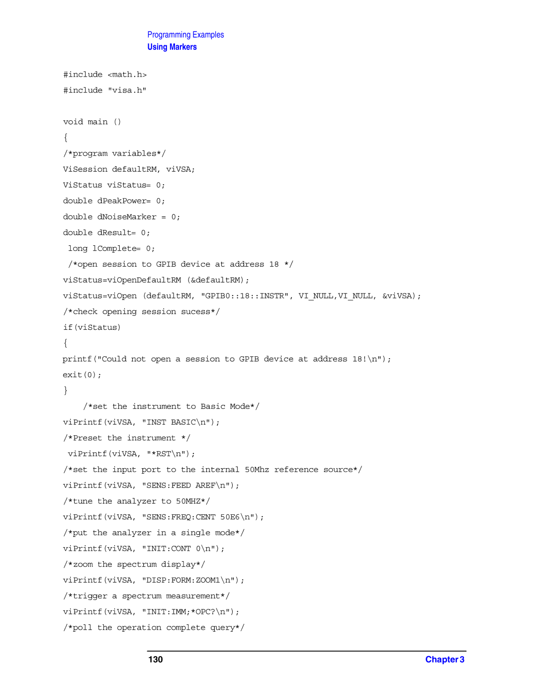 Agilent Technologies E4406A VSA manual 130 