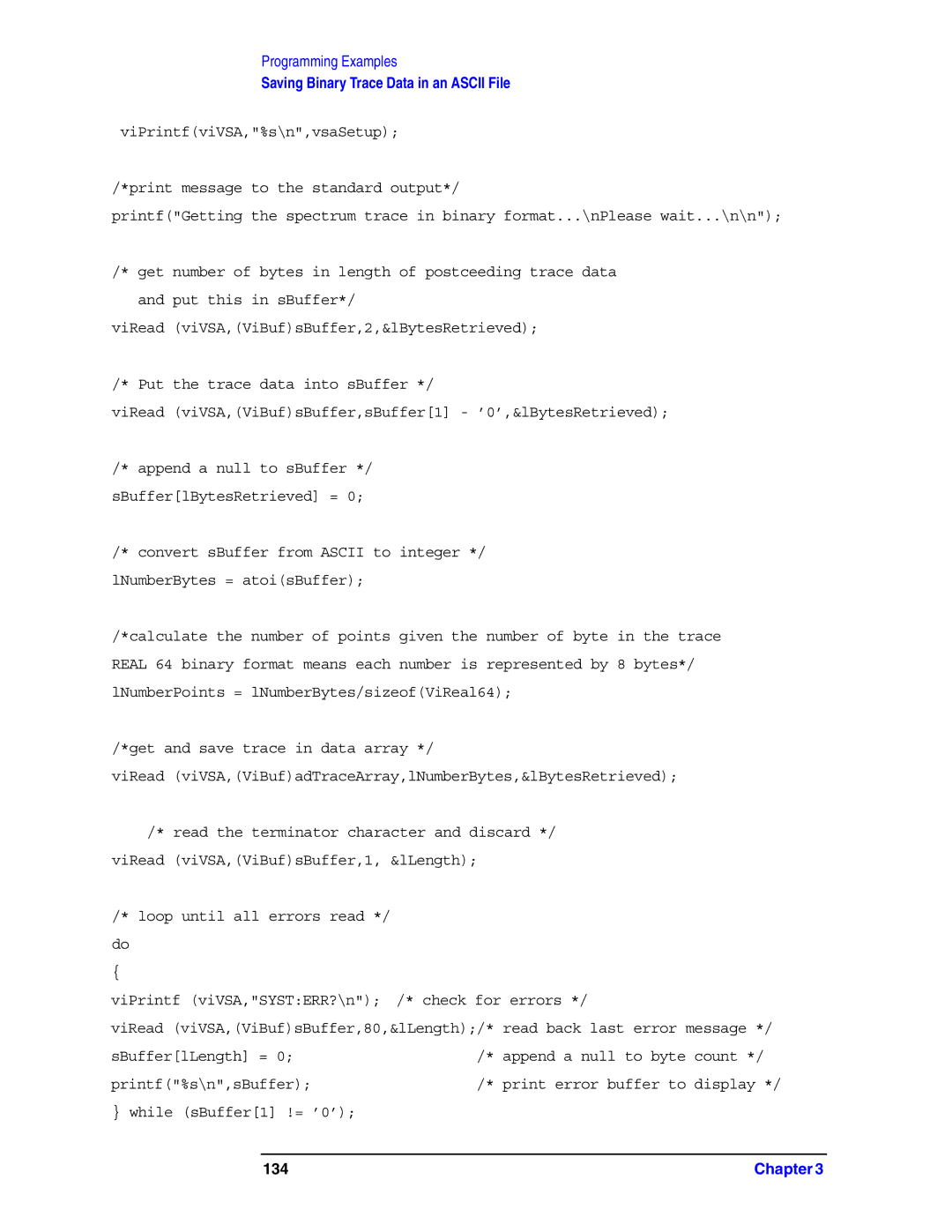 Agilent Technologies E4406A VSA manual 134 