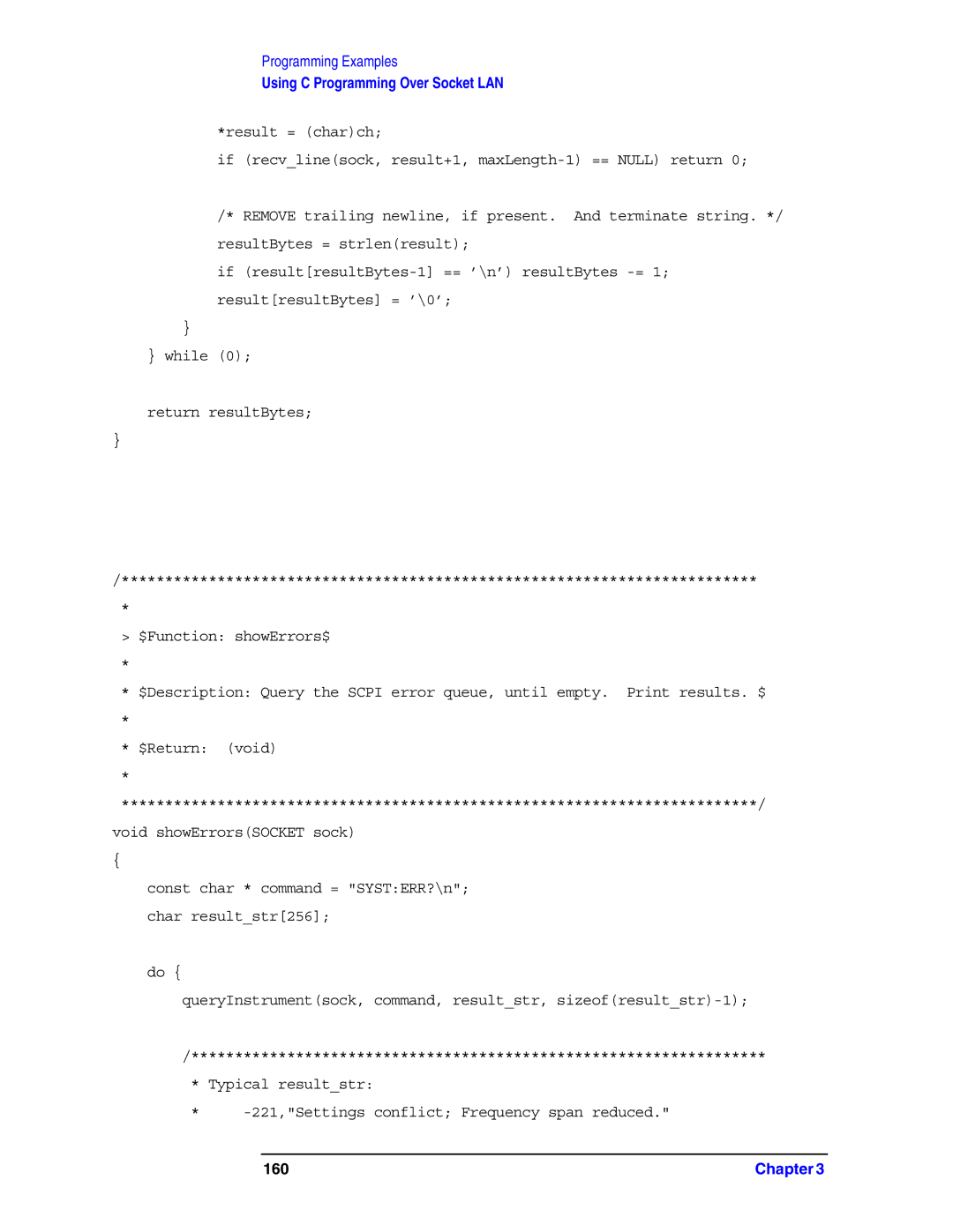 Agilent Technologies E4406A VSA manual 160 