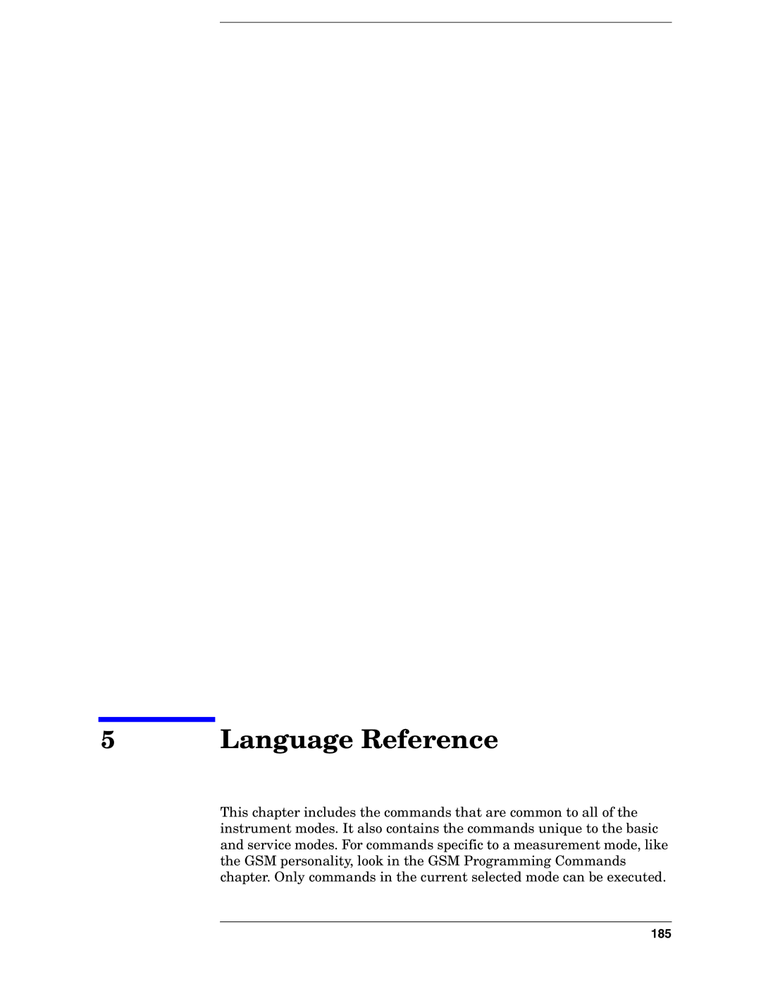 Agilent Technologies E4406A VSA manual Language Reference 