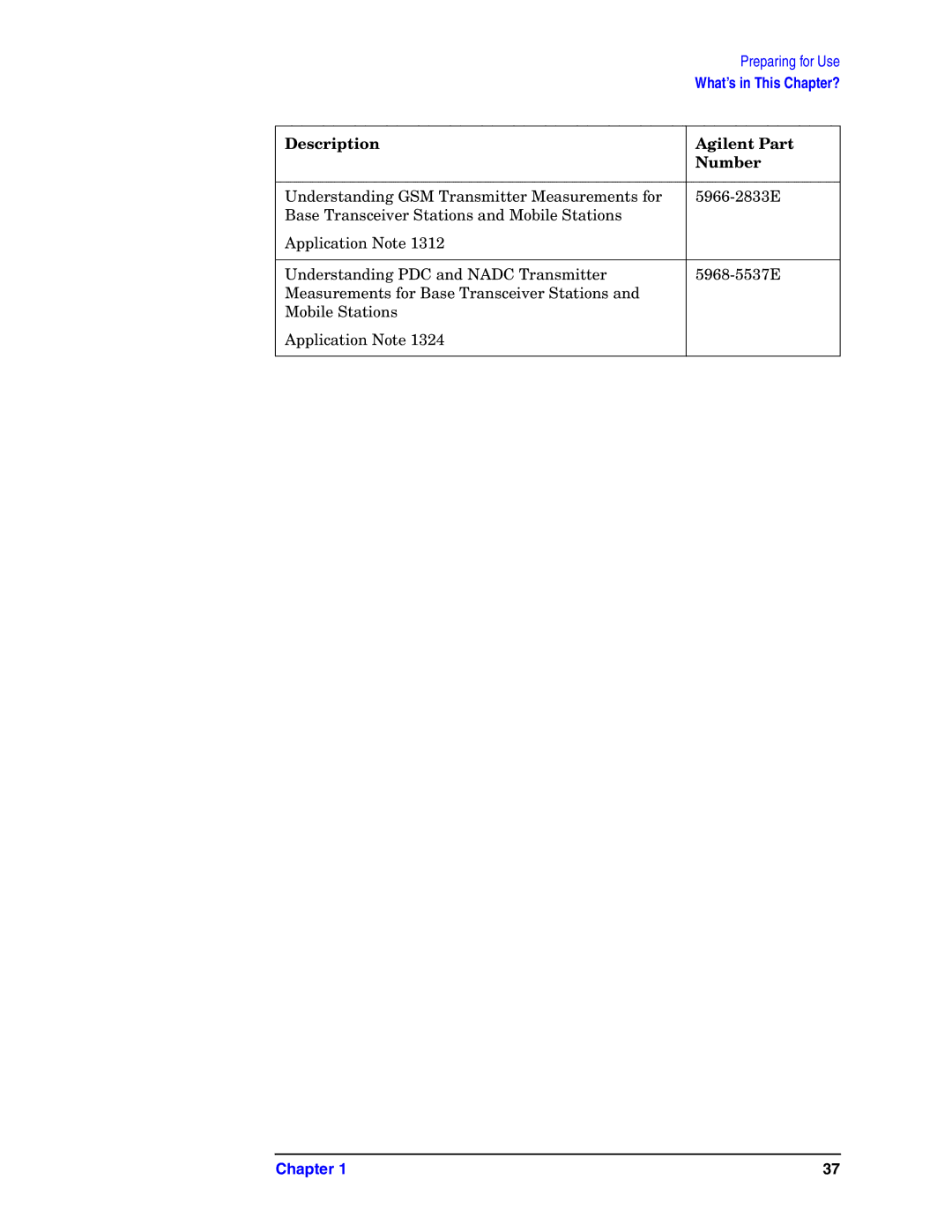 Agilent Technologies E4406A VSA manual Chapter 