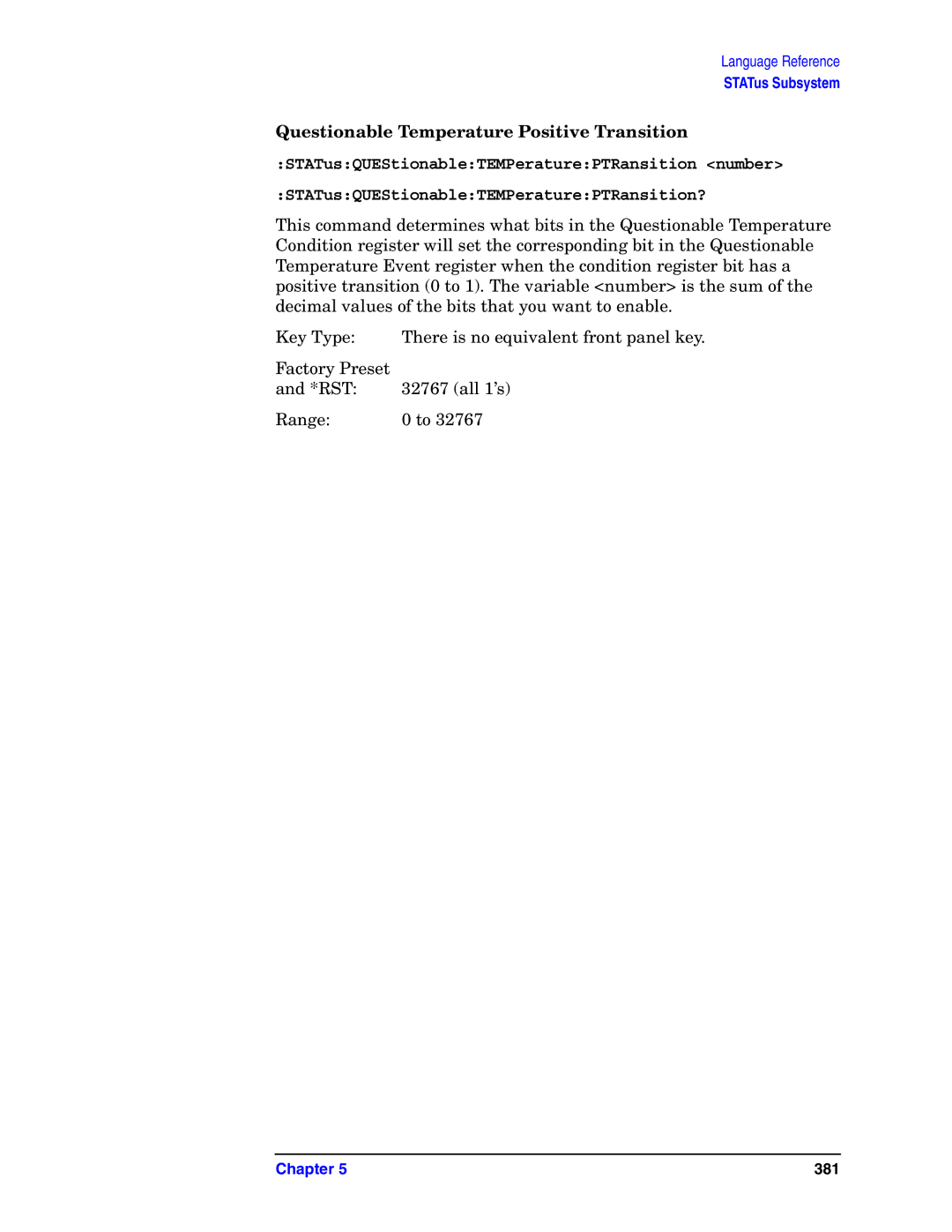 Agilent Technologies E4406A VSA manual Questionable Temperature Positive Transition 