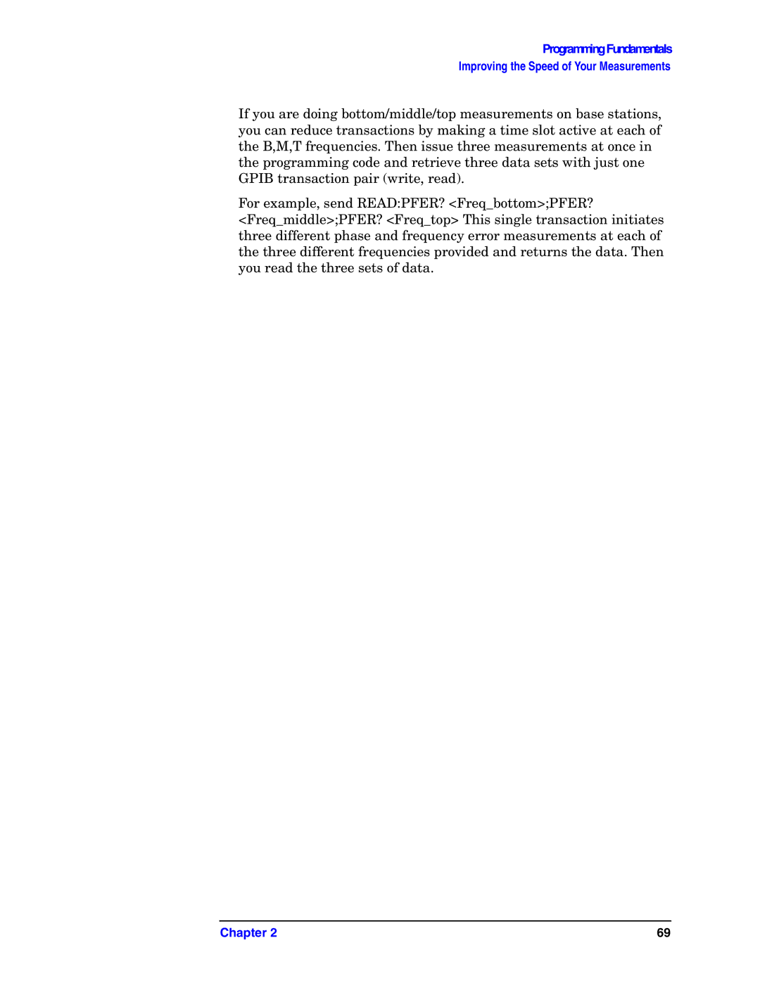 Agilent Technologies E4406A VSA manual Improving the Speed of Your Measurements 