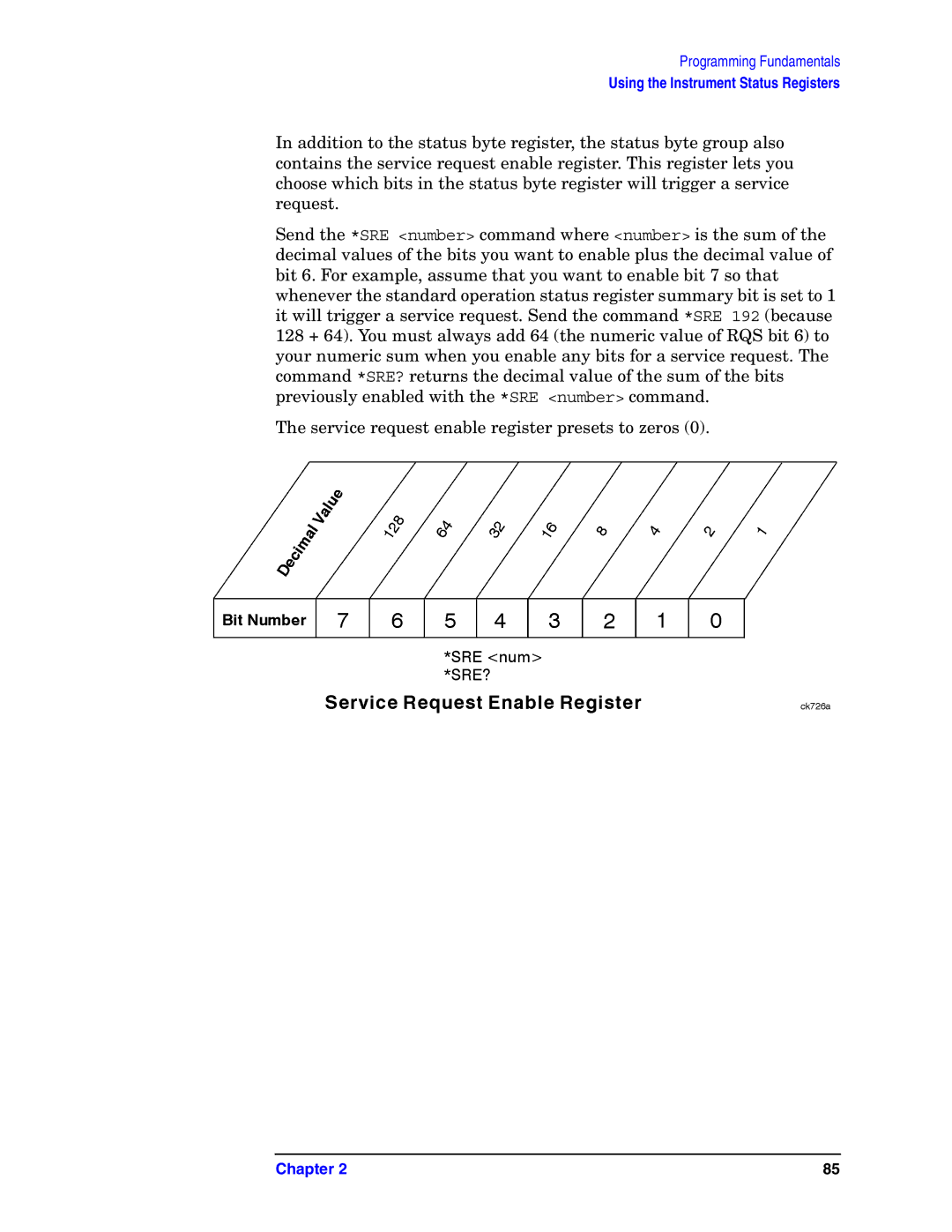 Agilent Technologies E4406A VSA manual Using the Instrument Status Registers 