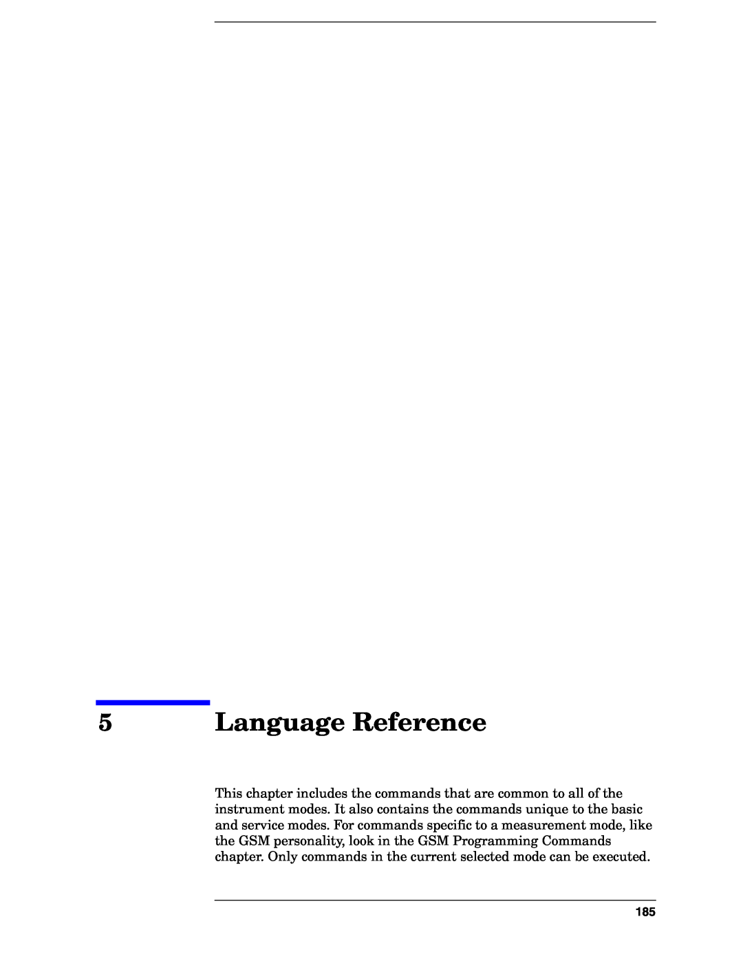 Agilent Technologies E4406A VSA manual Language Reference 