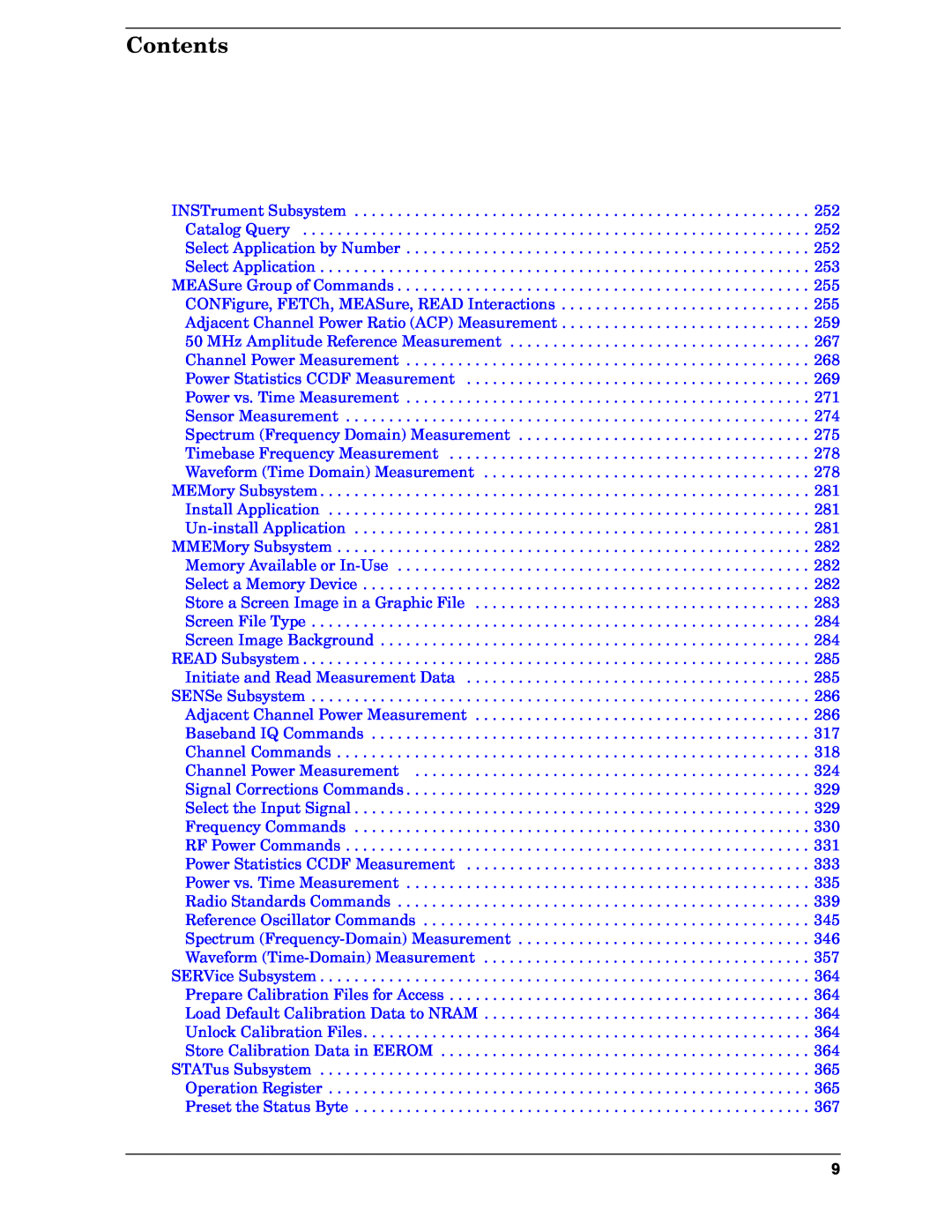 Agilent Technologies E4406A VSA manual Contents 