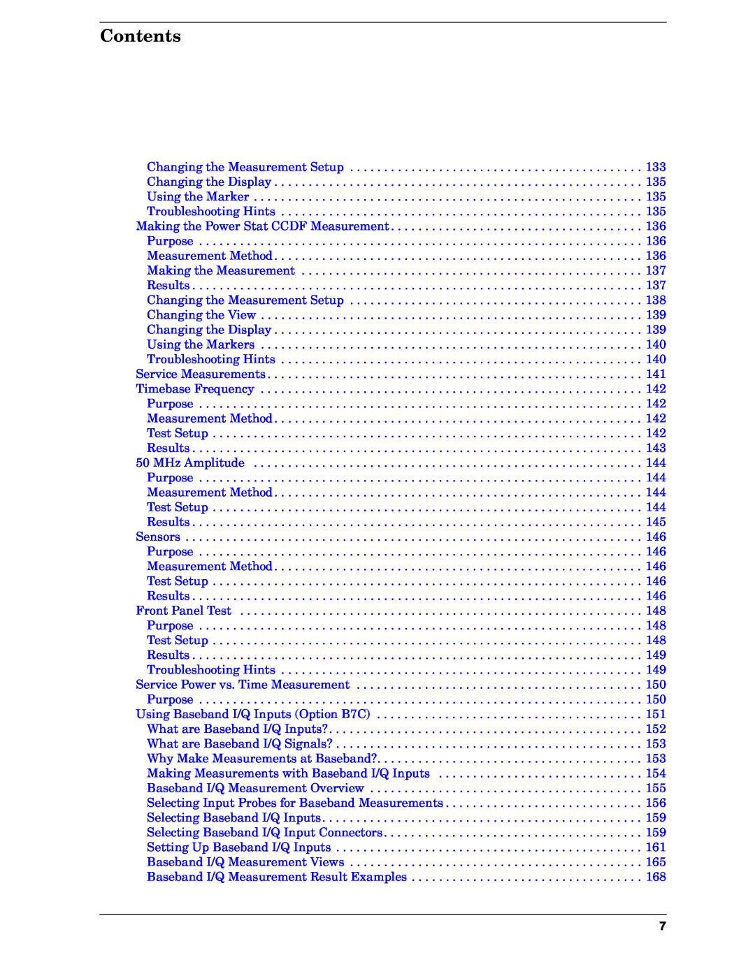 Agilent Technologies E4406A manual Contents 