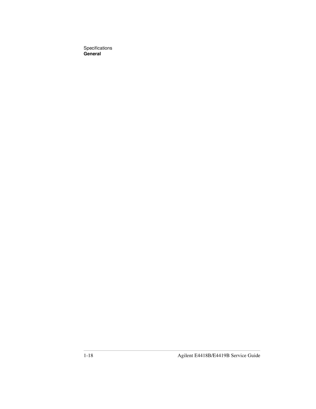 Agilent Technologies e4418b, e4419b manual Agilent E4418B/E4419B Service Guide 