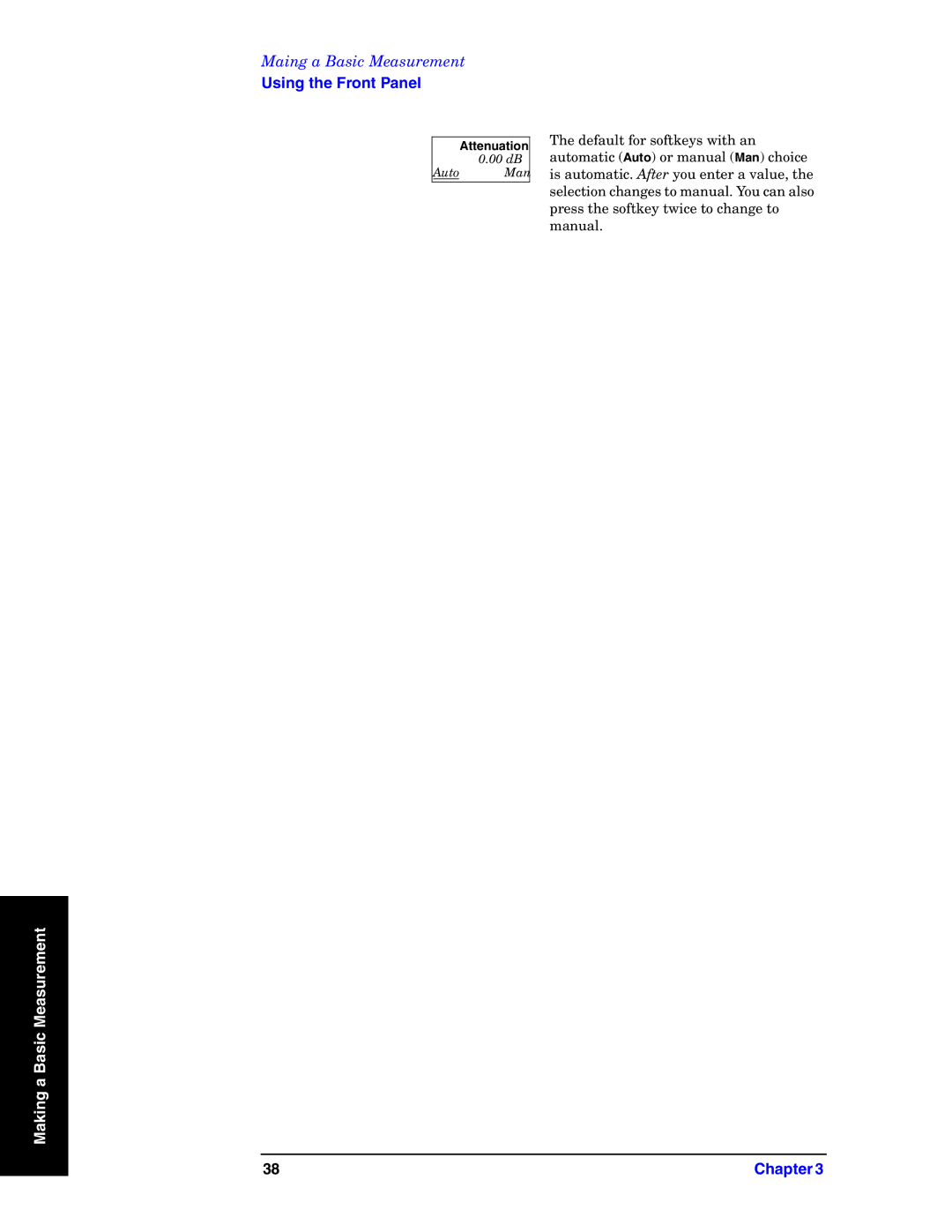 Agilent Technologies E4440A manual Attenuation 