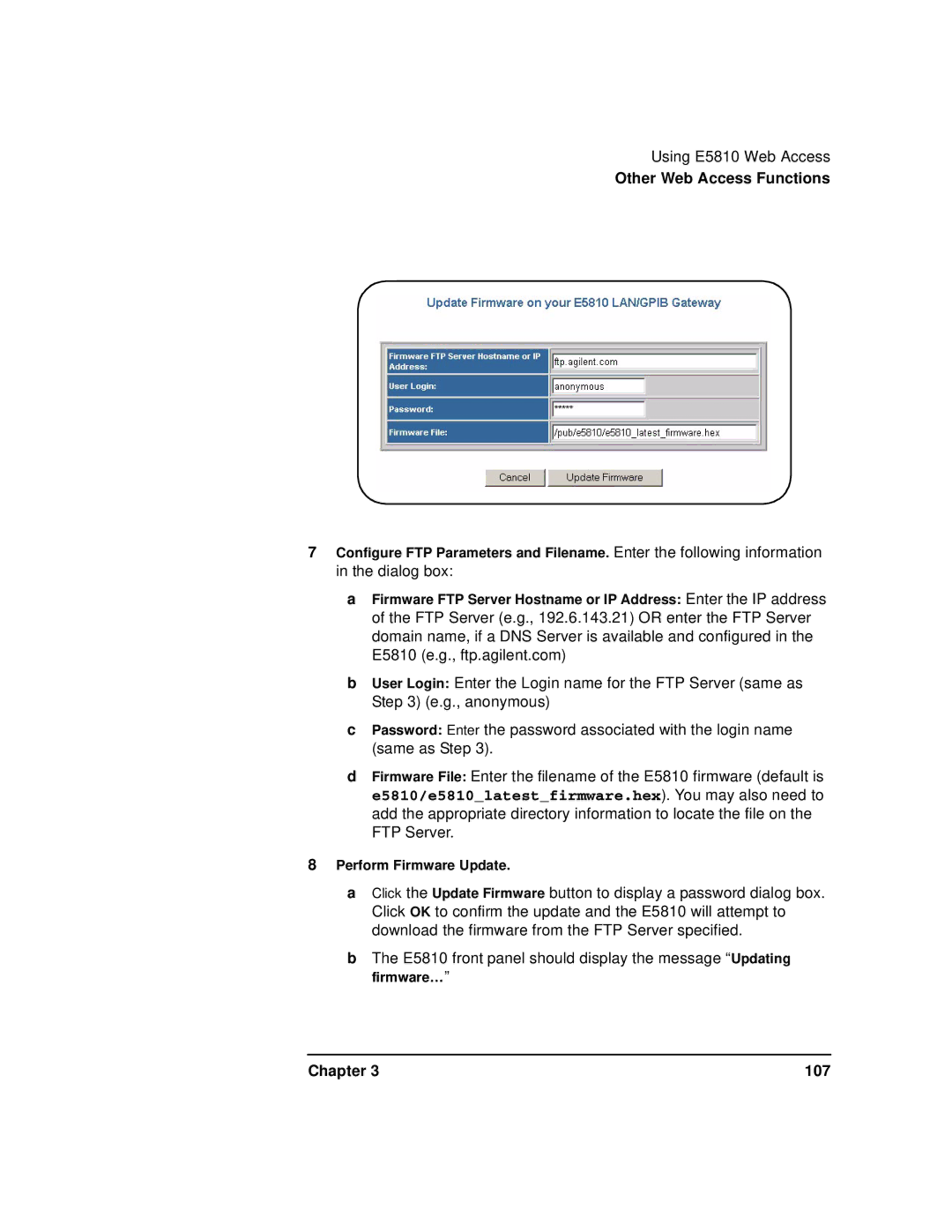 Agilent Technologies E5810A manual 