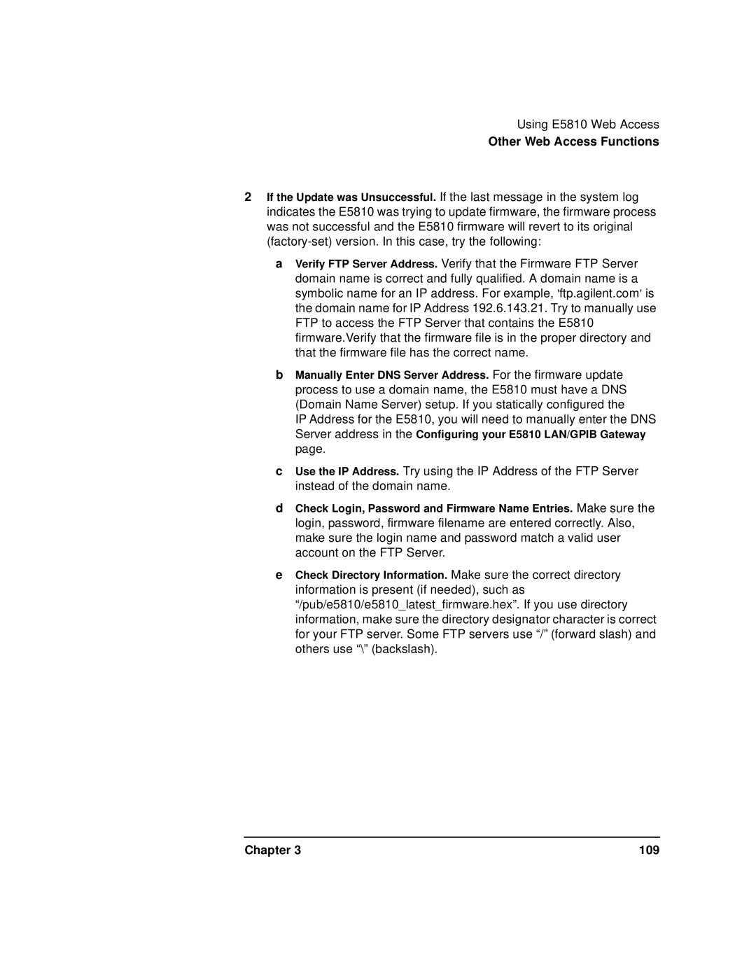 Agilent Technologies E5810A manual 