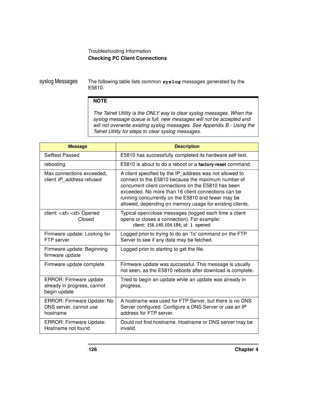 Agilent Technologies E5810A manual Chapter 