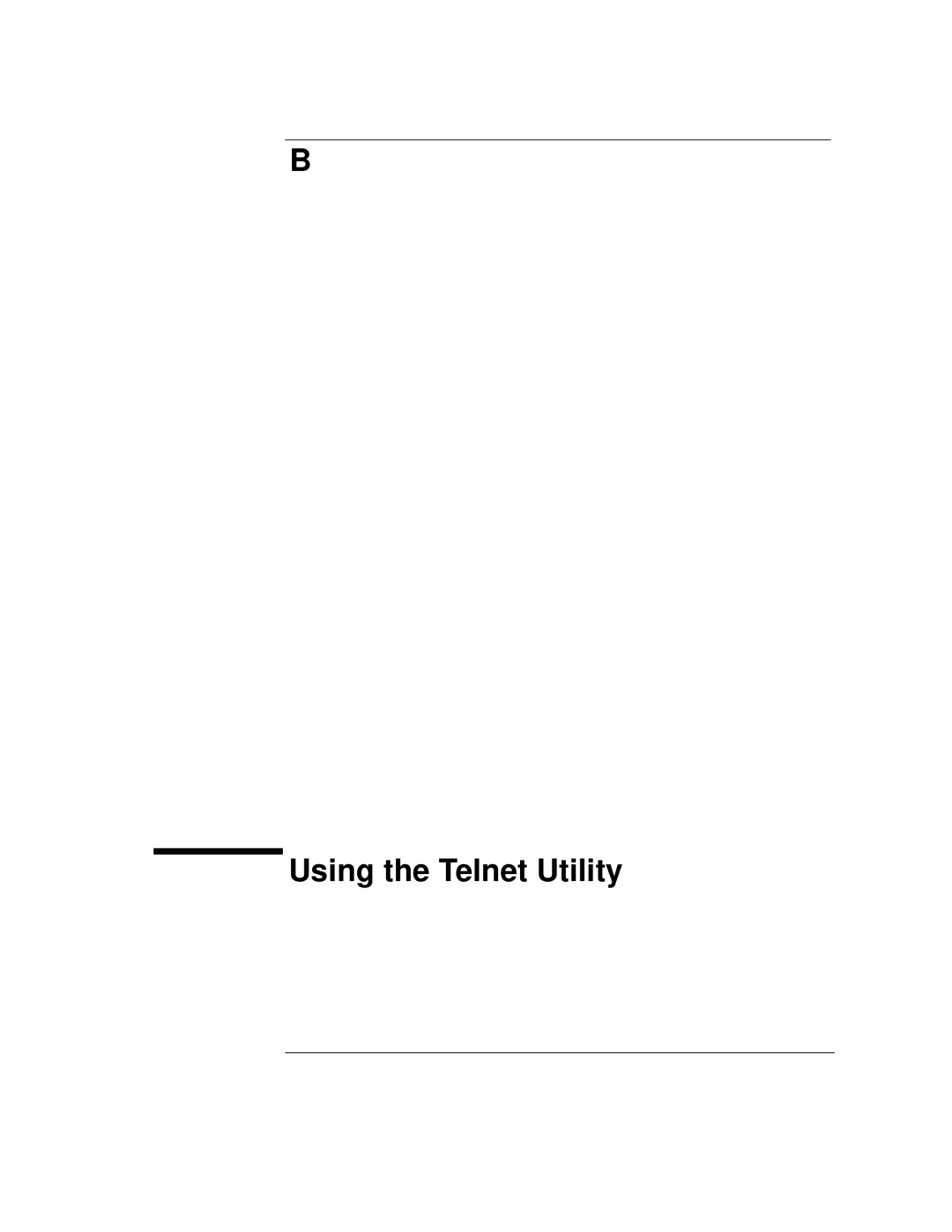 Agilent Technologies E5810A manual Using the Telnet Utility 