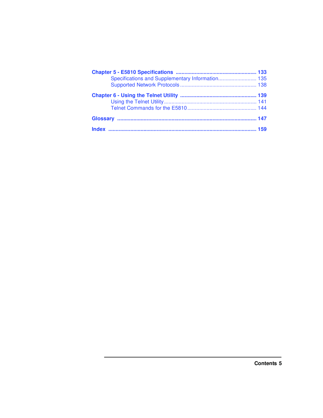 Agilent Technologies E5810A manual 139 