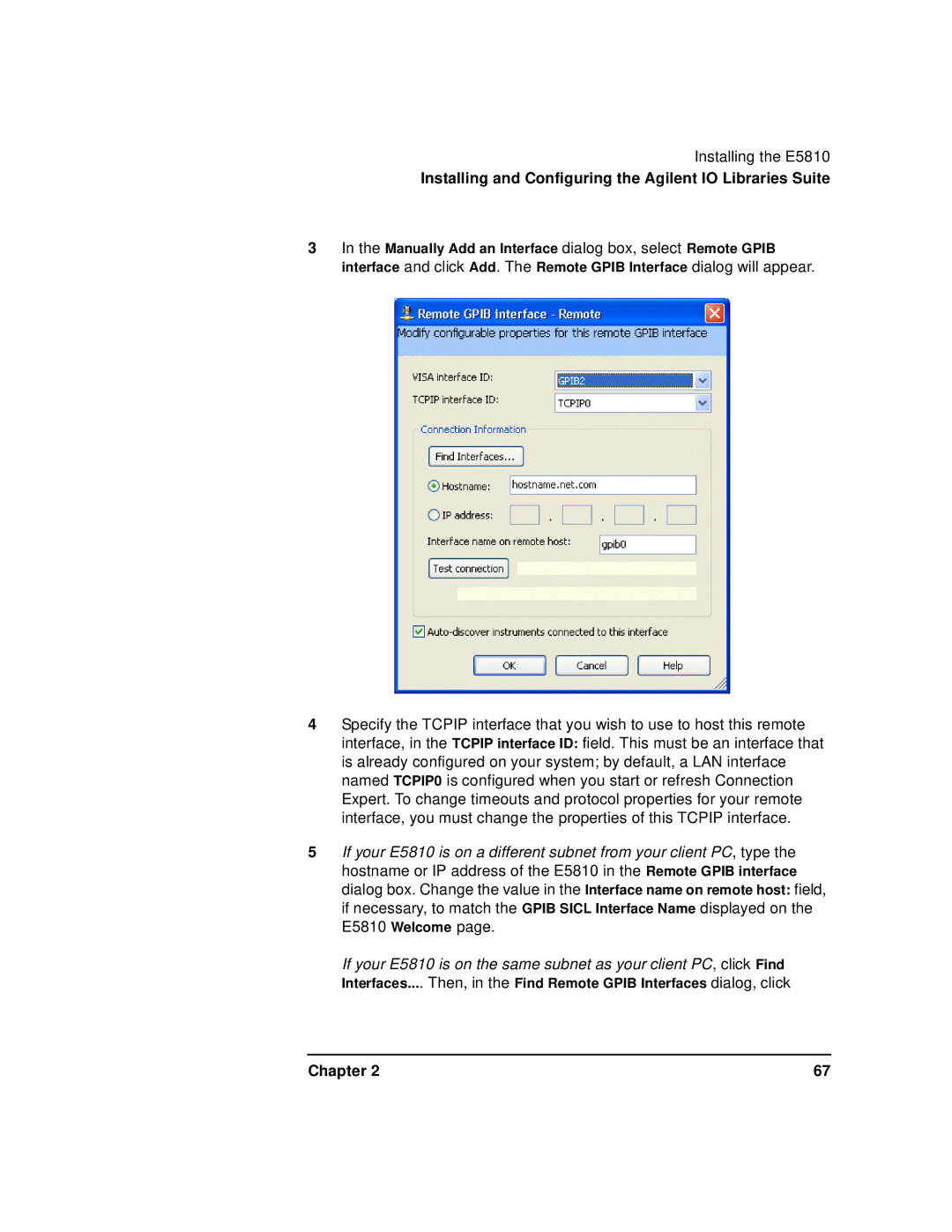 Agilent Technologies E5810A manual Installing and Configuring the Agilent IO Libraries Suite 