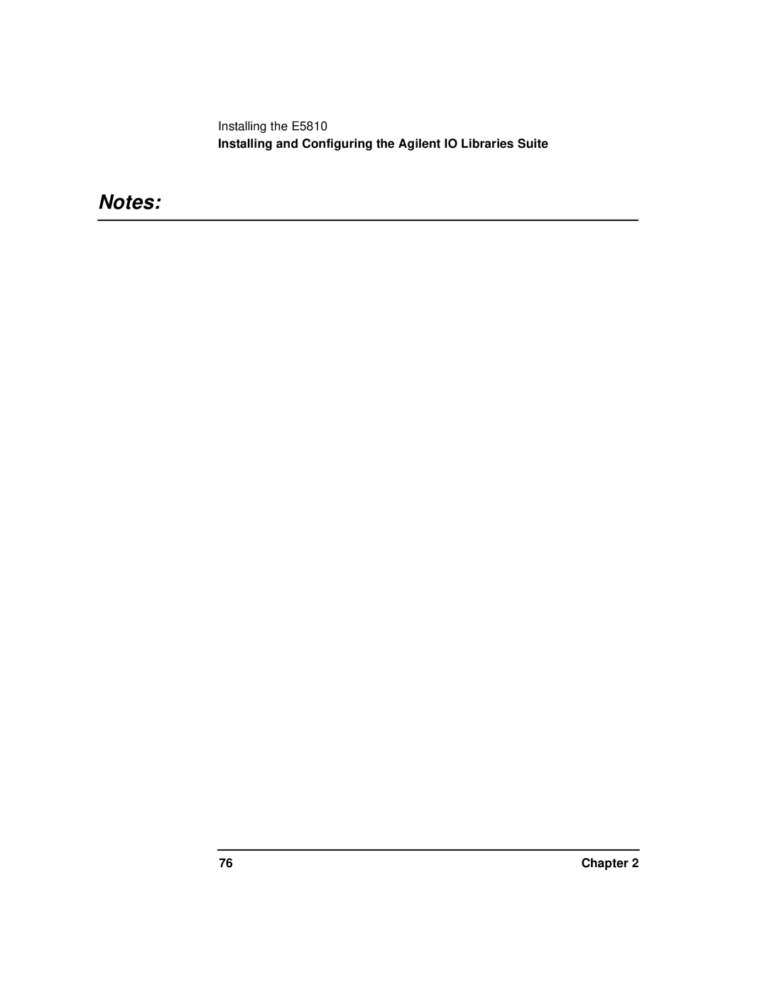 Agilent Technologies E5810A manual Installing the E5810 