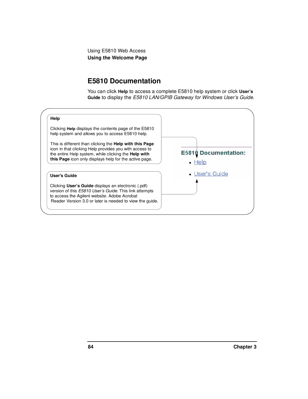 Agilent Technologies E5810A manual E5810 Documentation, Help 