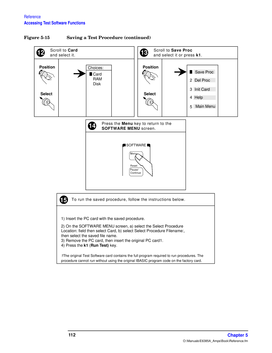 Agilent Technologies E6385A manual A48A Guydyxy /w, Software Menu screen 