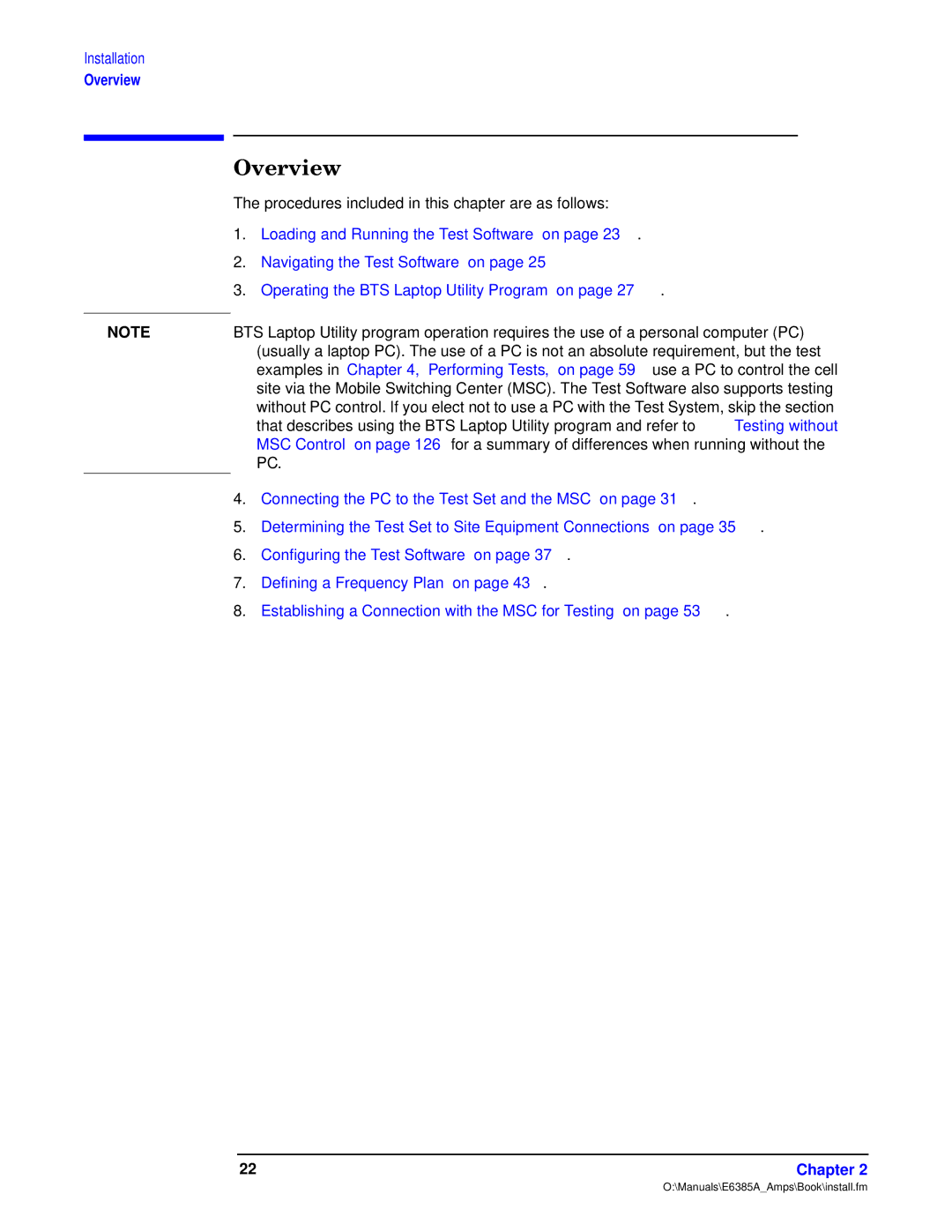 Agilent Technologies E6385A manual Overview 