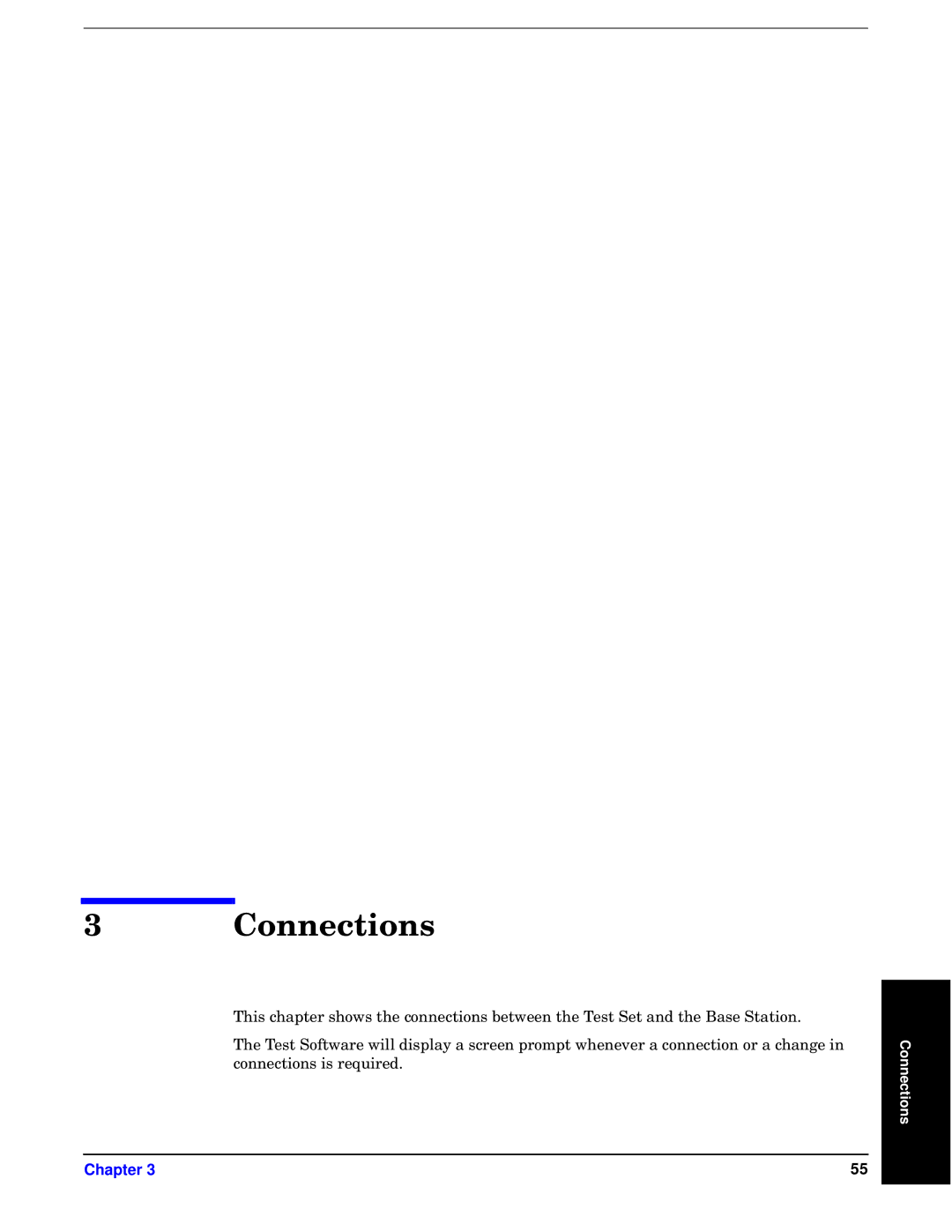 Agilent Technologies E6385A manual Connections 