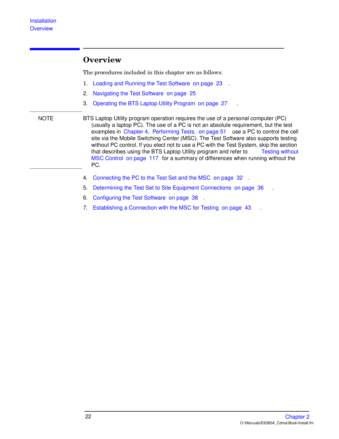 Agilent Technologies E6385A manual Overview 