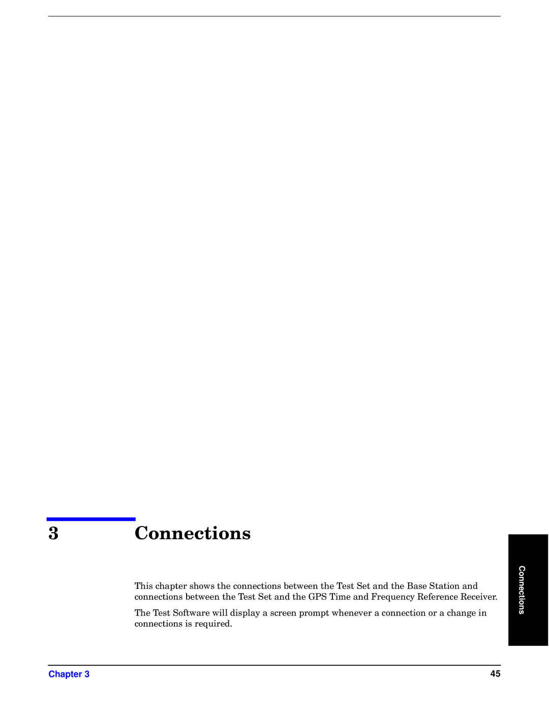 Agilent Technologies E6385A manual Connections 