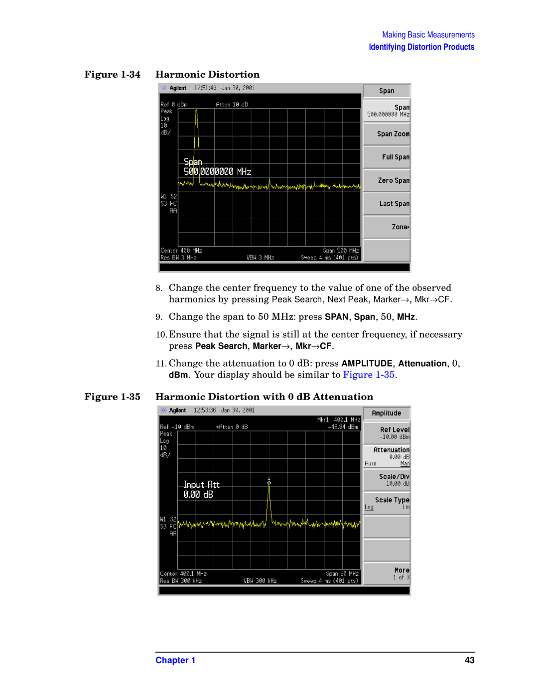 Agilent Technologies E7403A, E7405A, E7402A, E7404A, E7401A manual Harmonic Distortion 