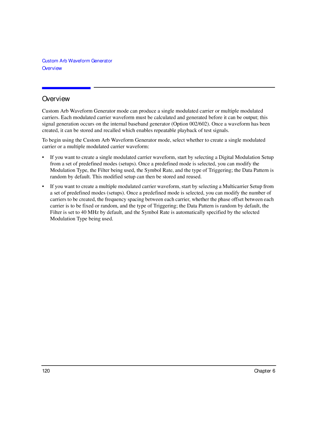 Agilent Technologies E8247C PSG CW, E8267C PSG, E8257C PSG manual Overview 