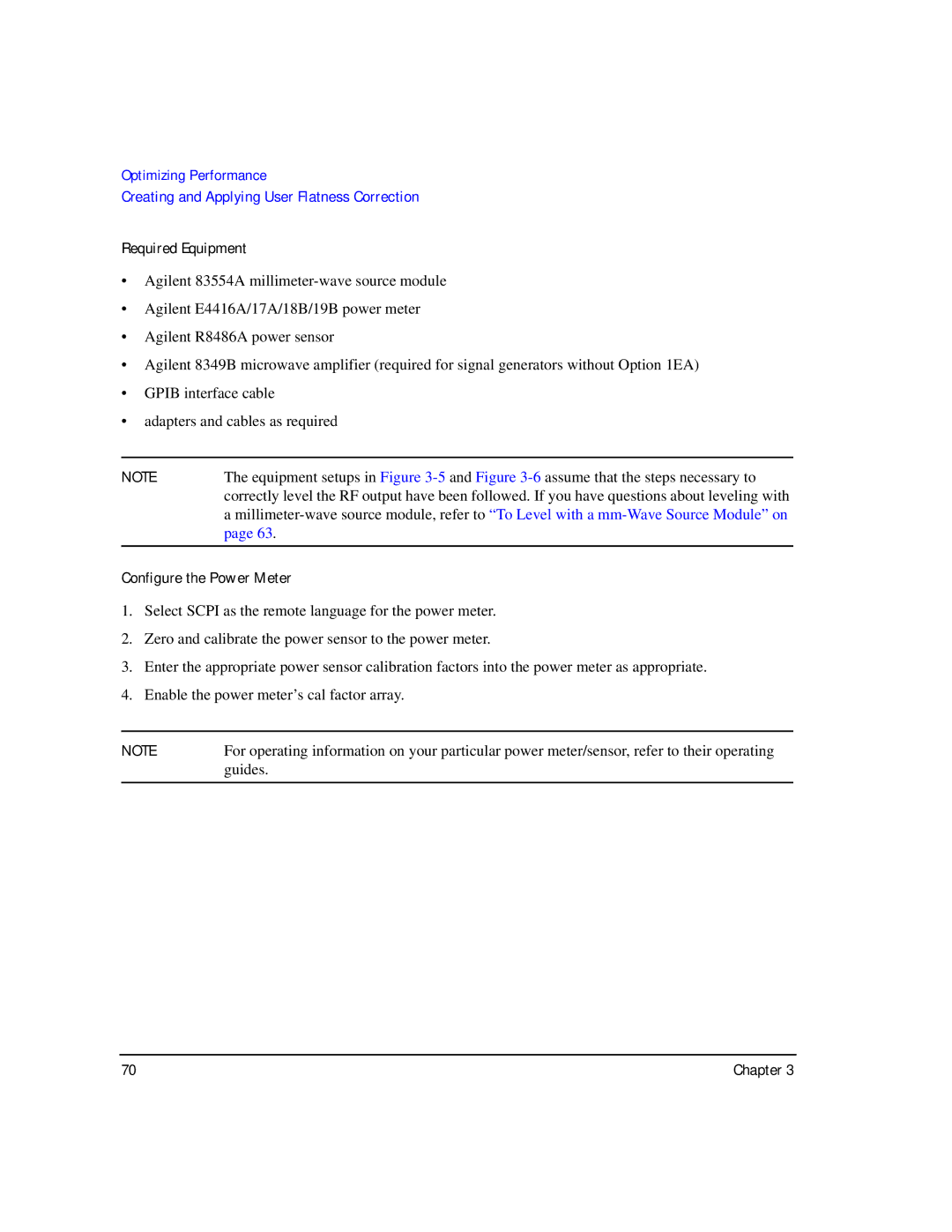 Agilent Technologies E8257C PSG, E8267C PSG, E8247C PSG CW manual Required Equipment 