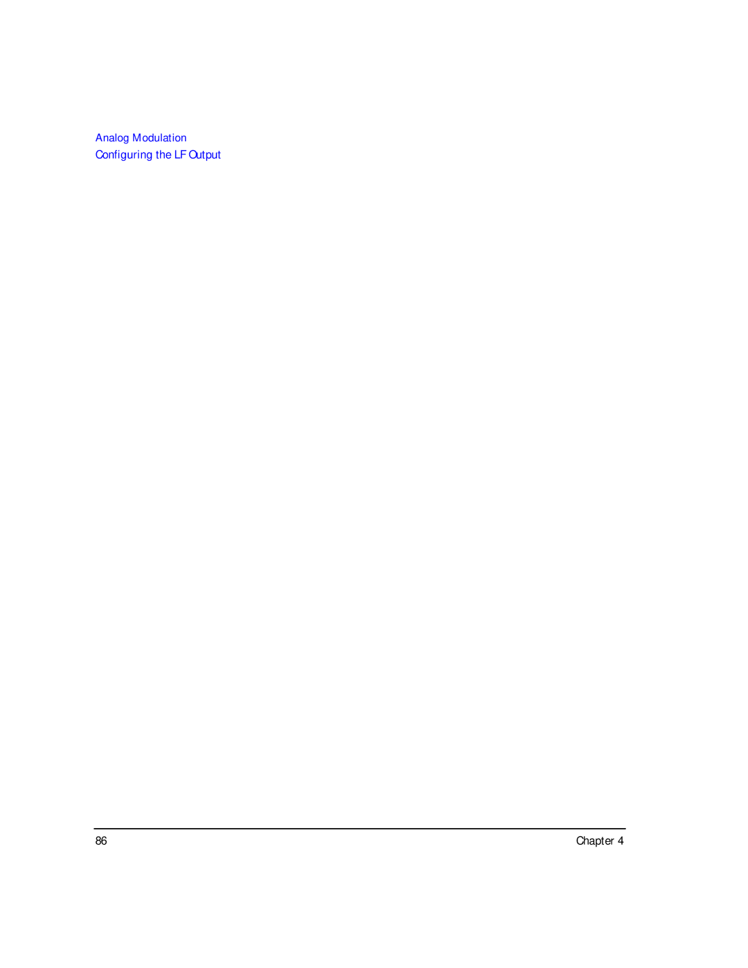 Agilent Technologies E8267C PSG, E8247C PSG CW, E8257C PSG manual Configuring the LF Output 