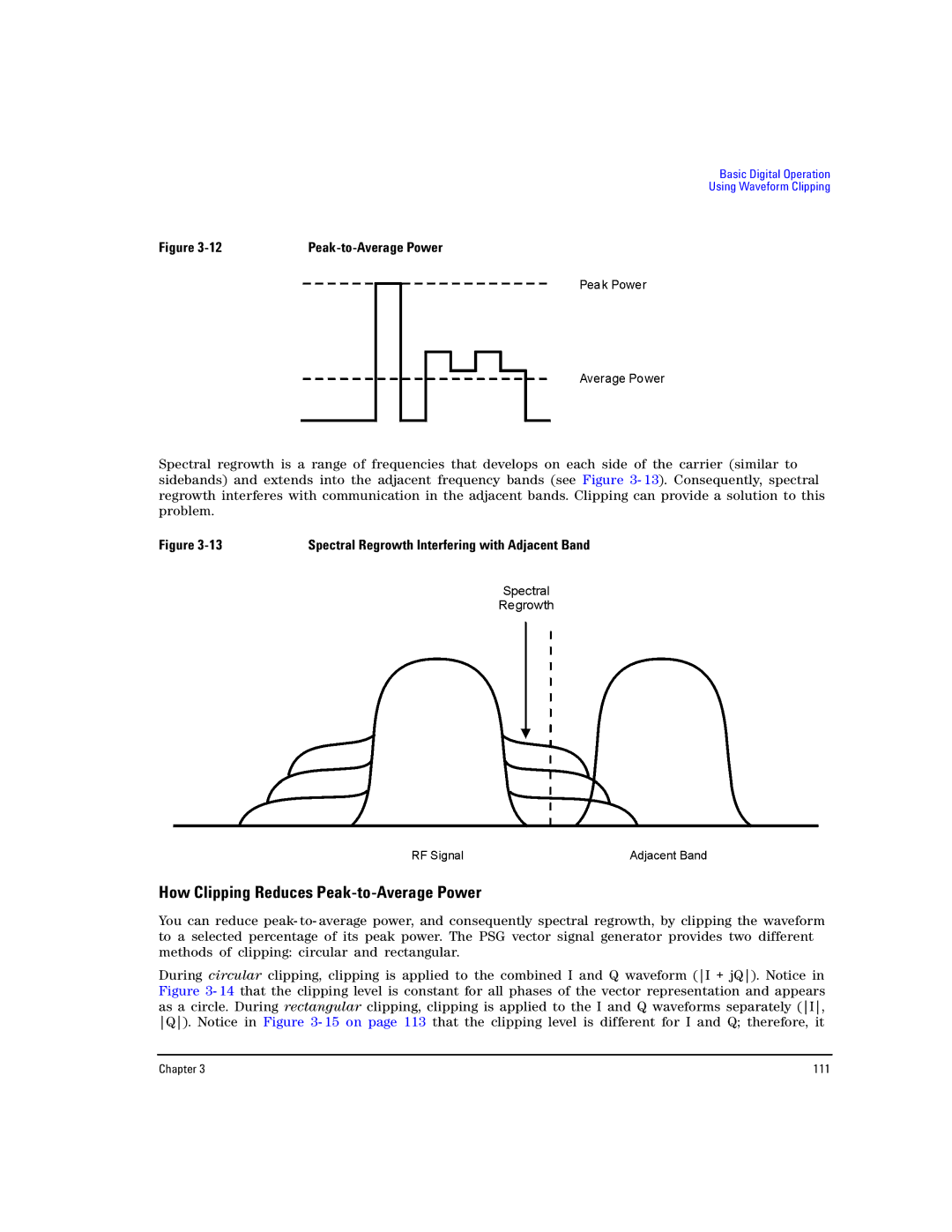 Agilent Technologies E8257D PSG, E8267D PSG manual How Clipping Reduces Peak-to-Average Power 