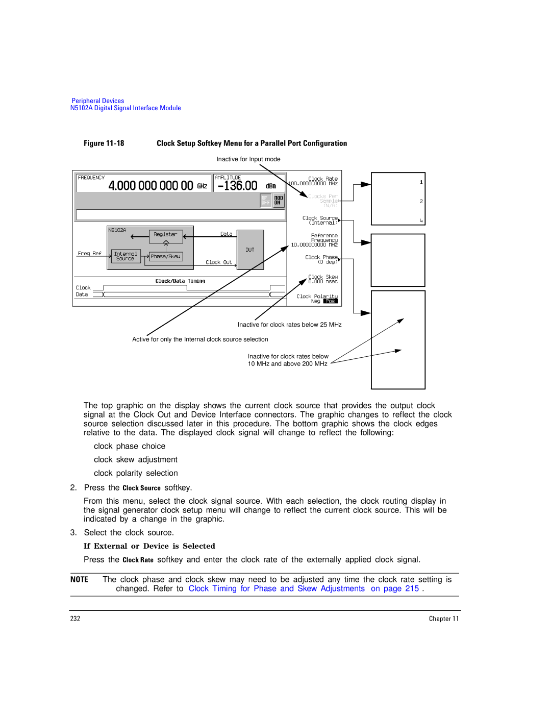 Agilent Technologies E8267D PSG, E8257D PSG manual Chapter 