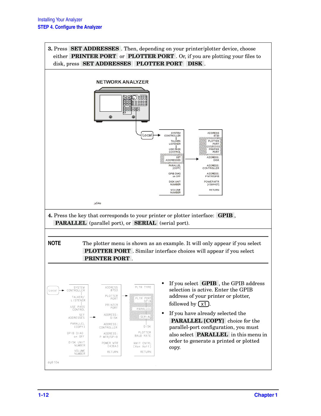 Agilent Technologies ES, 8753ET quick start Plotter Port 