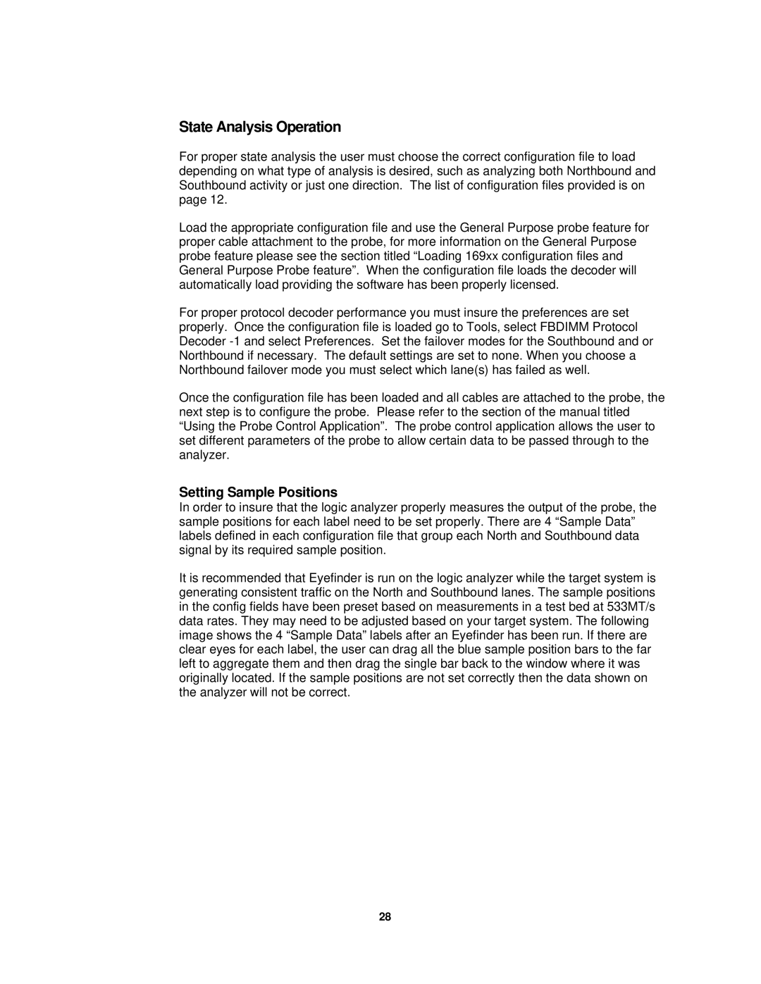 Agilent Technologies FS2343 user manual State Analysis Operation, Setting Sample Positions 