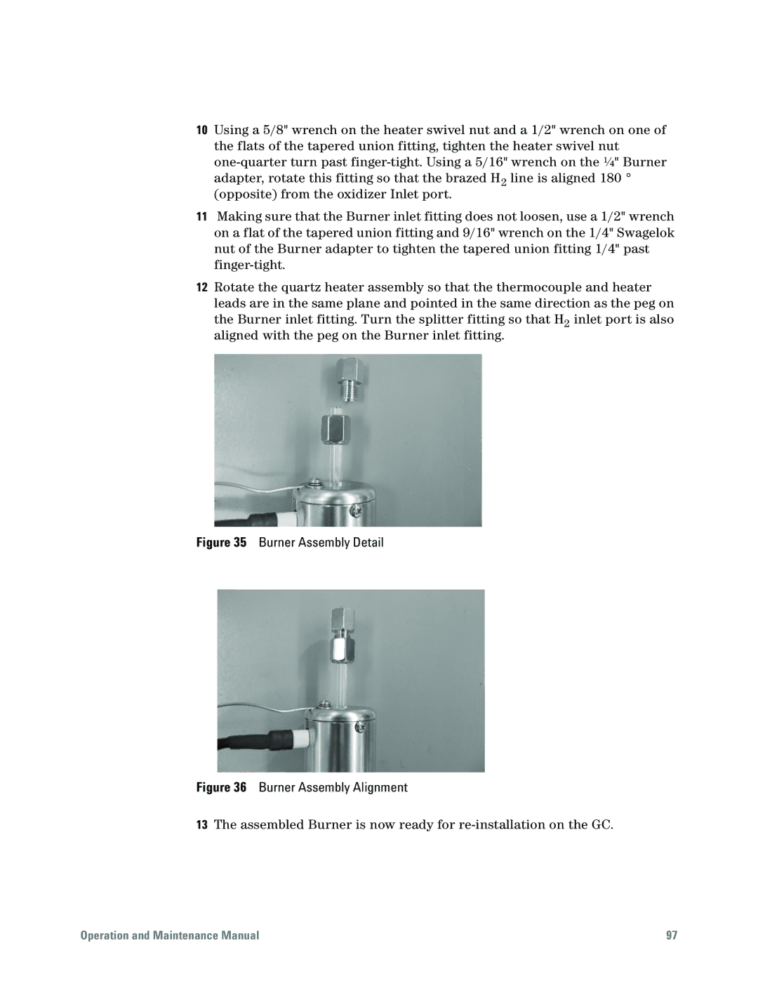 Agilent Technologies G6600-90006 manual Burner Assembly Detail 