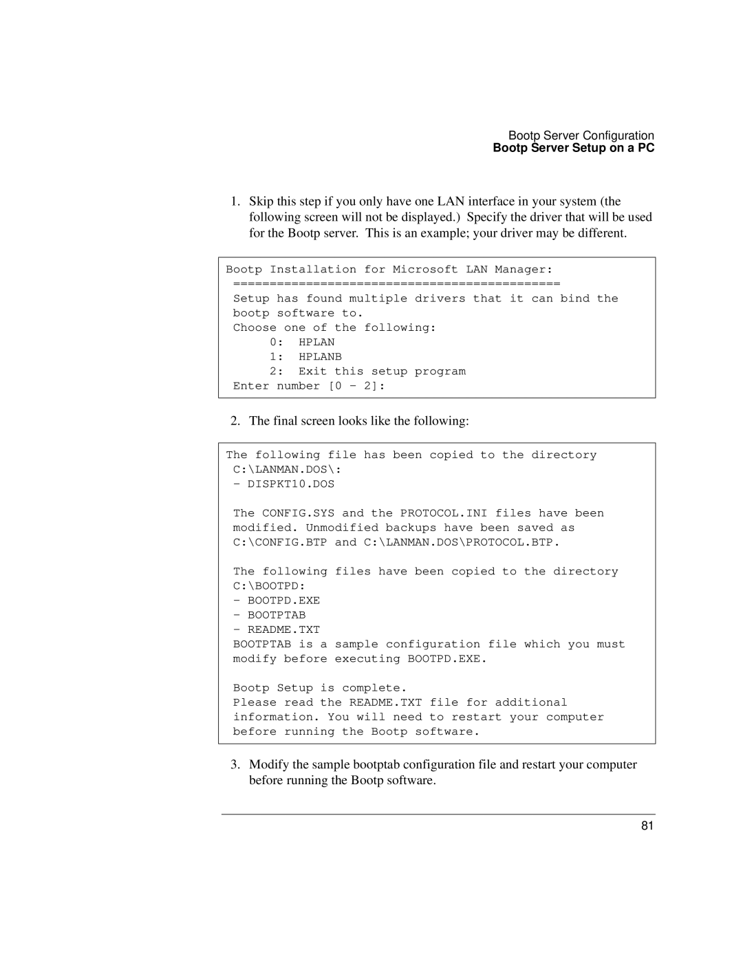 Agilent Technologies J3916A manual Final screen looks like the following 