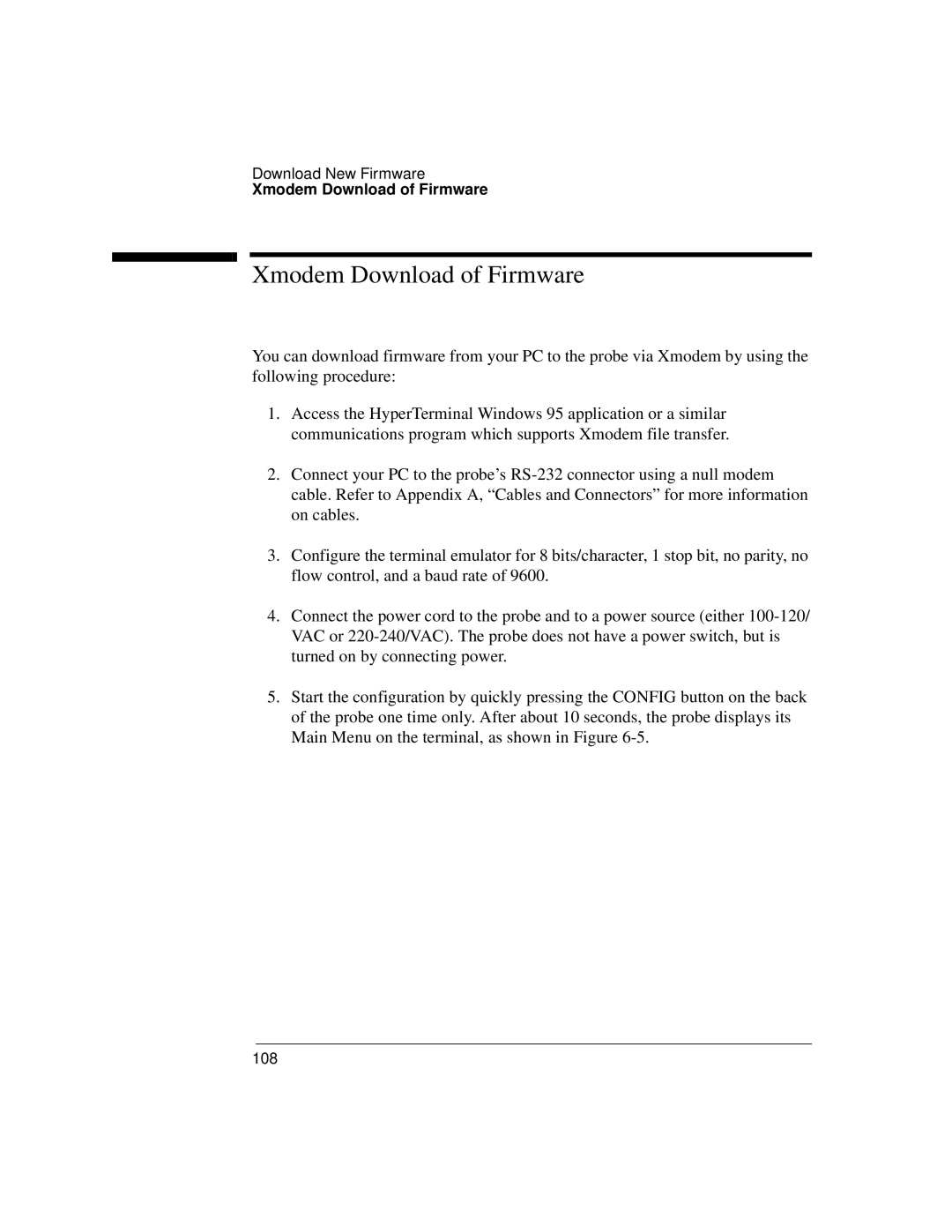 Agilent Technologies J3916A manual Xmodem Download of Firmware 