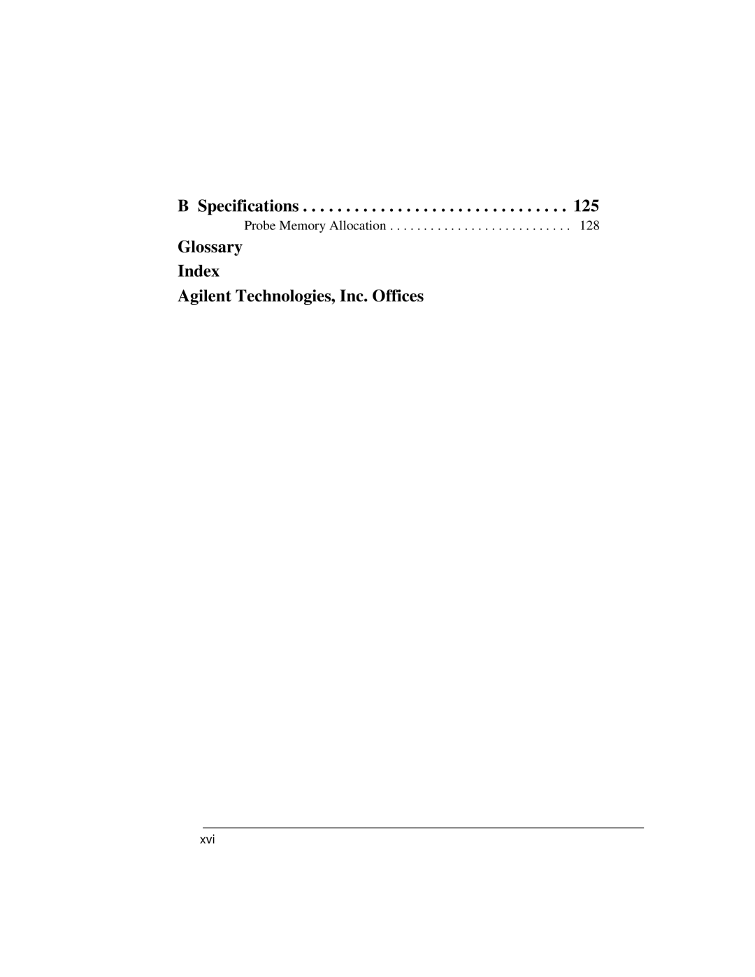 Agilent Technologies J3916A manual Specifications, Glossary Index Agilent Technologies, Inc. Offices 