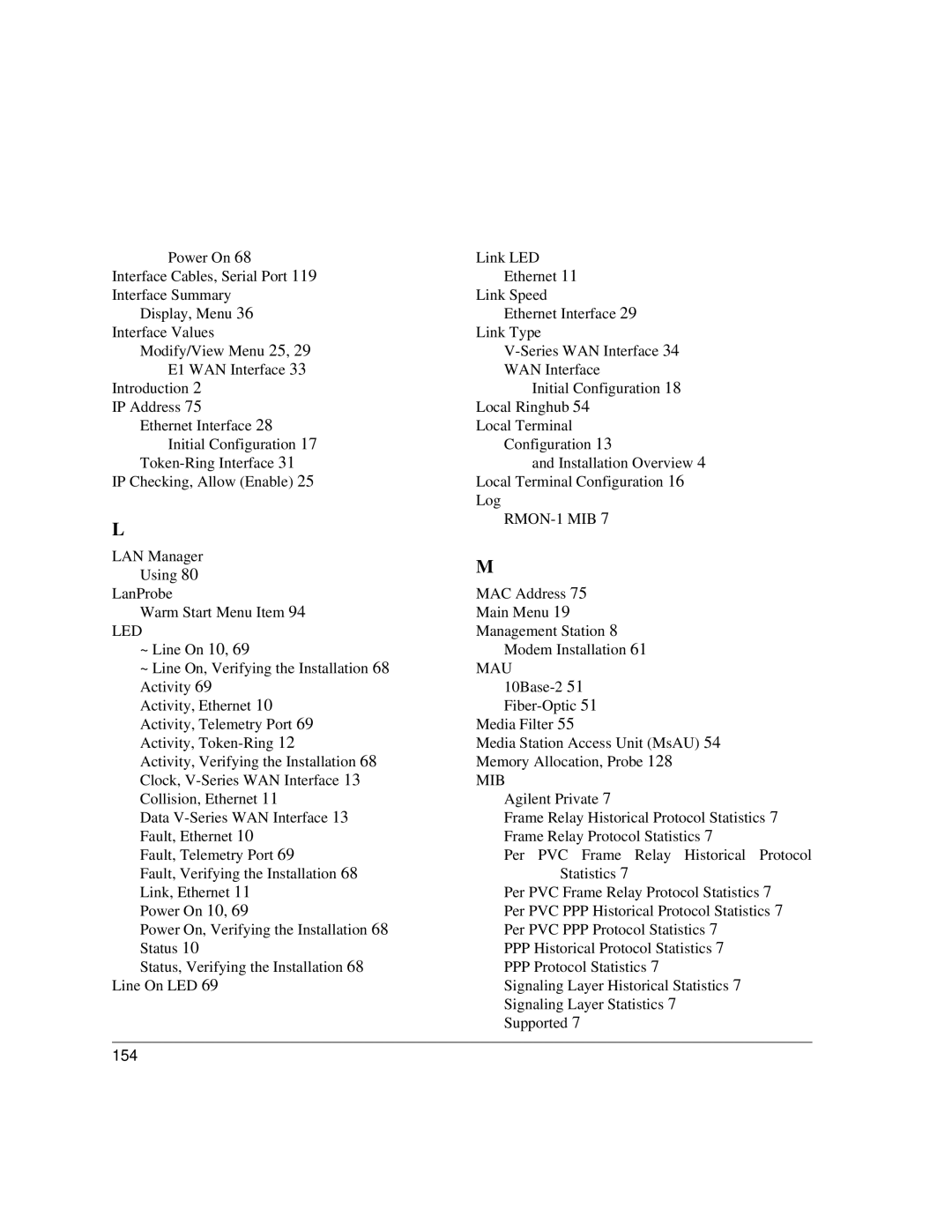 Agilent Technologies J3916A manual 154 