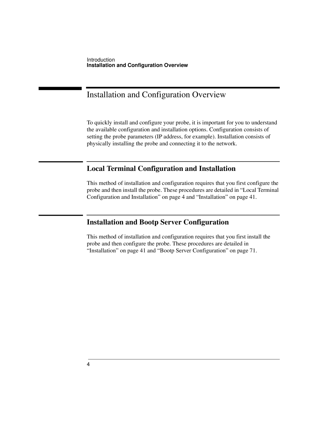 Agilent Technologies J3916A manual Installation and Configuration Overview, Local Terminal Configuration and Installation 